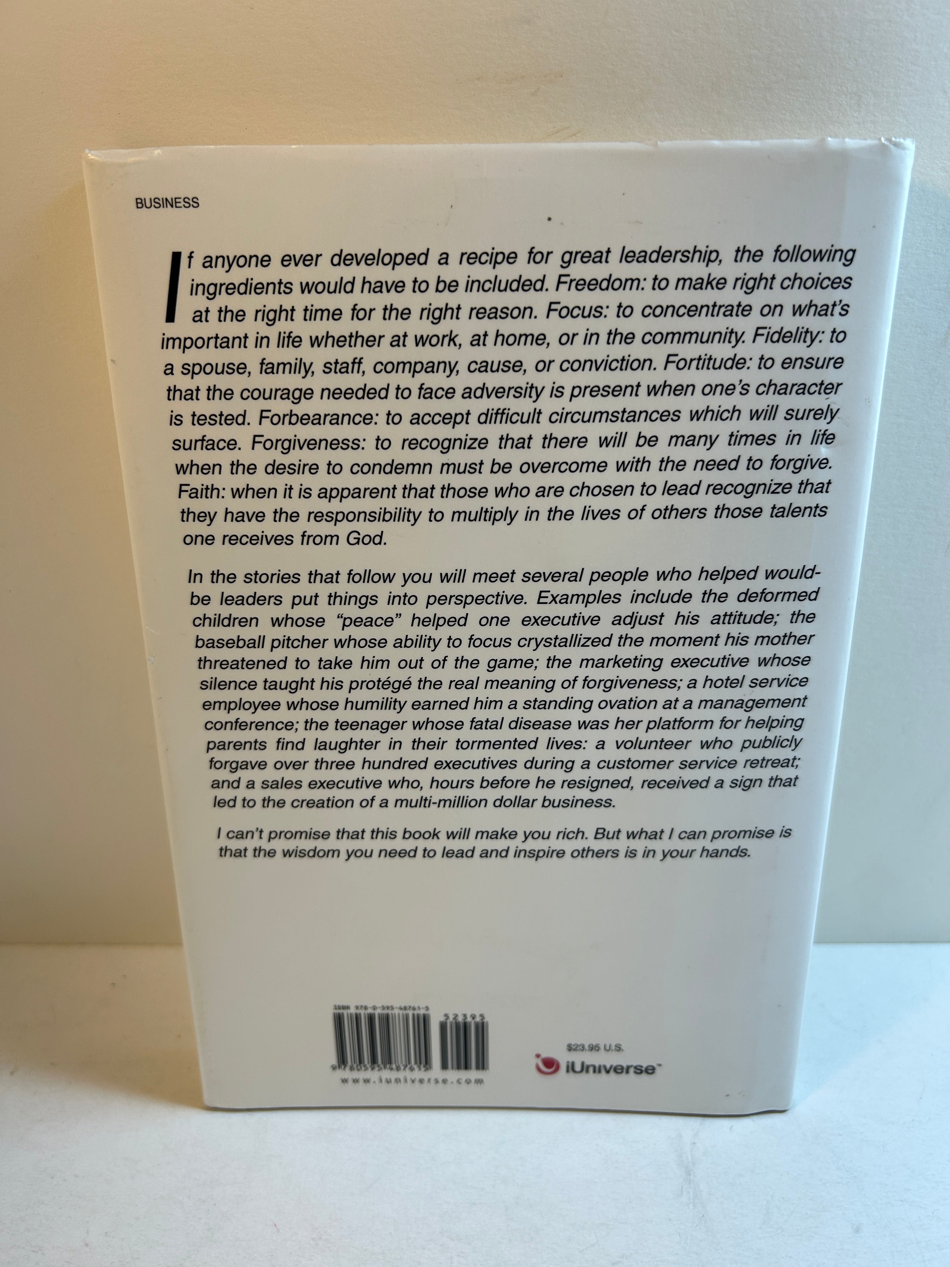 The F Word: Good Words for Great Leaders by David Paul Eich (2008)HCDJ *signed*