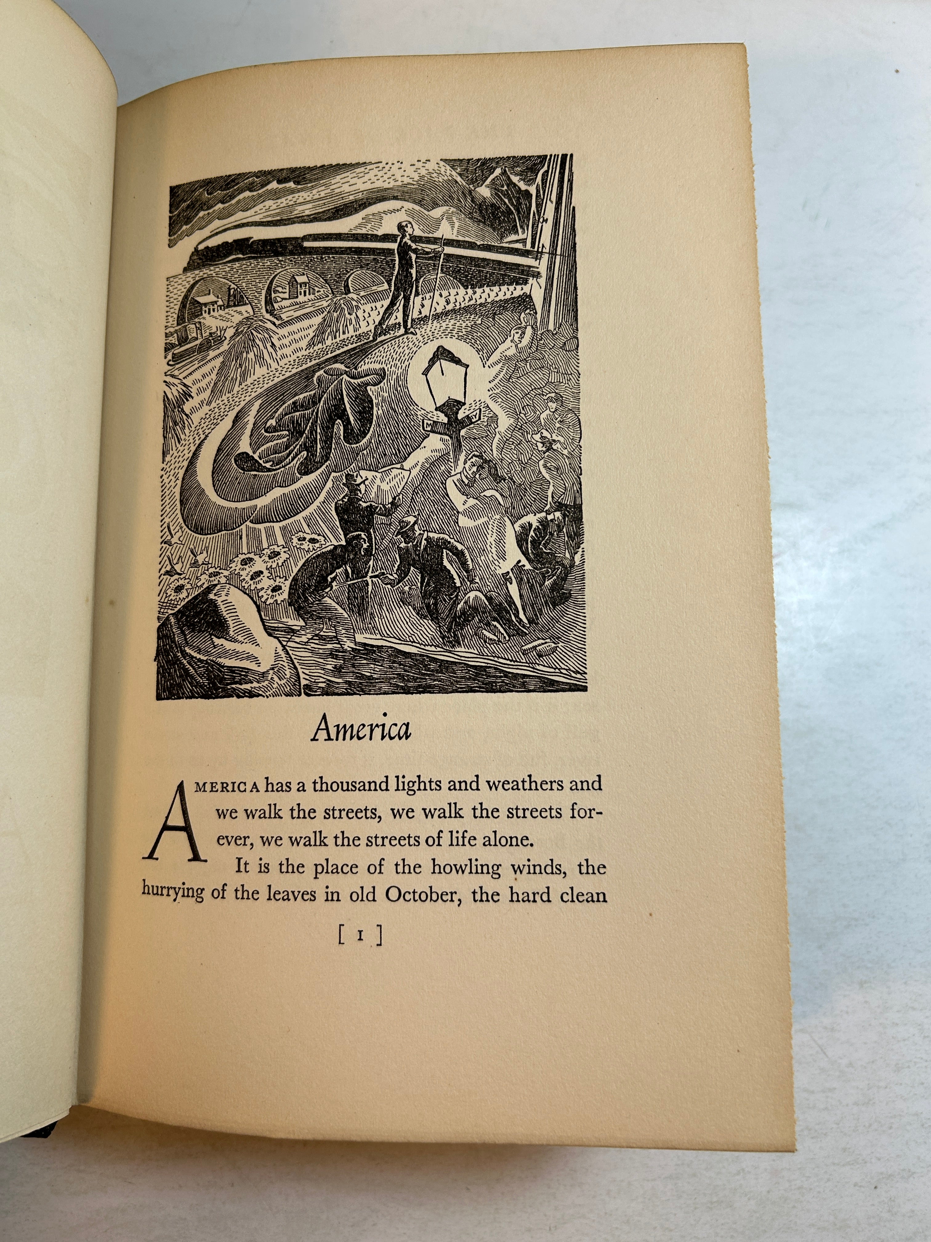 The Face of a Nation by Thomas Wolfe Charles Scribner's Sons 1939 HCDJ