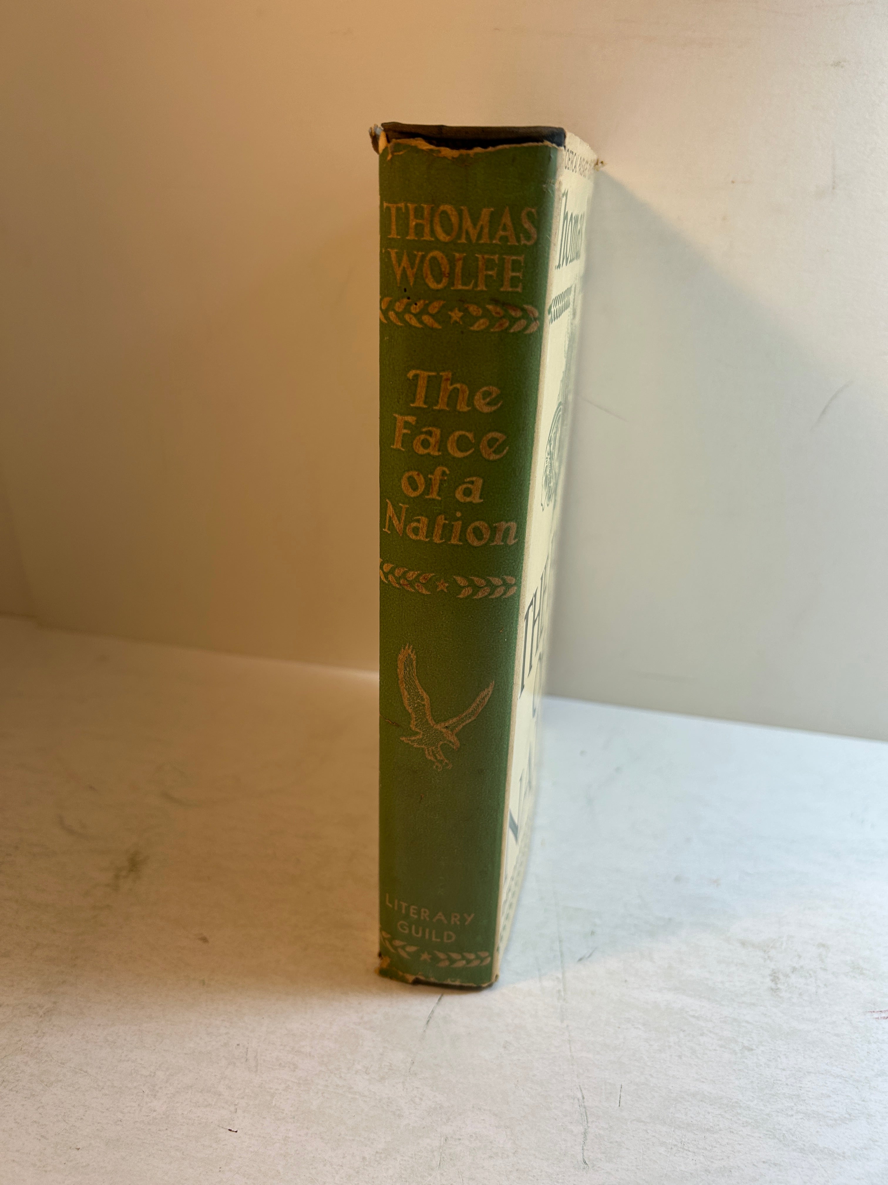 The Face of a Nation by Thomas Wolfe Charles Scribner's Sons 1939 HCDJ