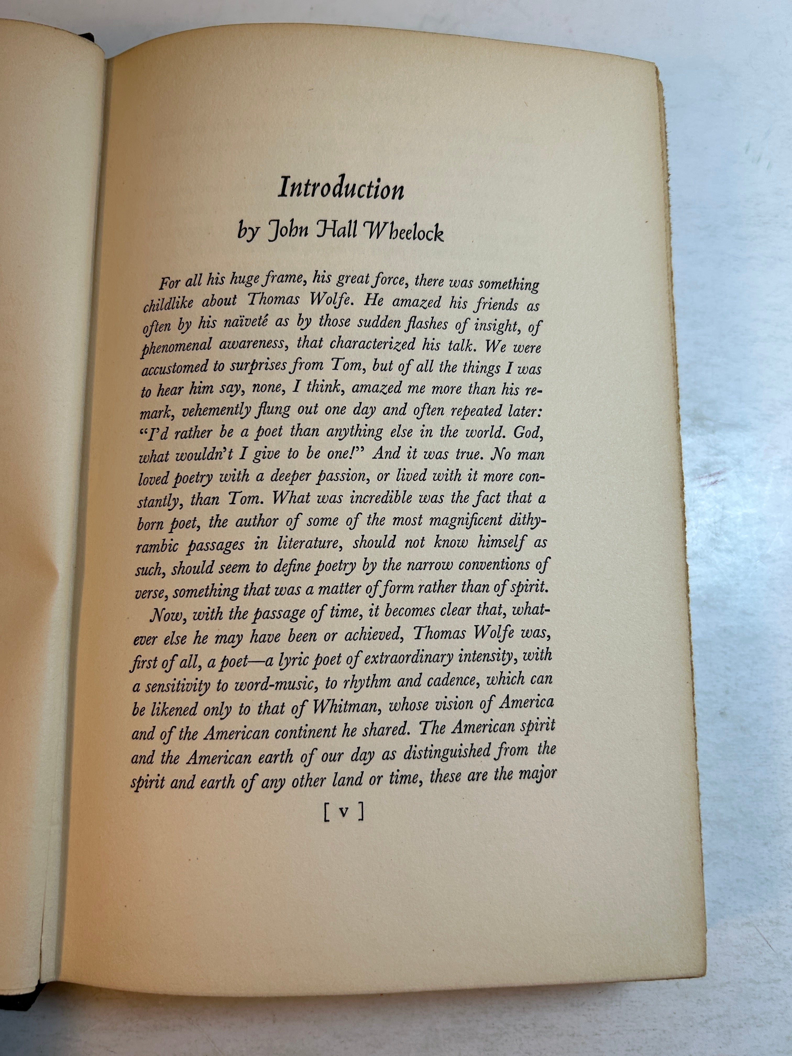 The Face of a Nation by Thomas Wolfe Charles Scribner's Sons 1939 HCDJ