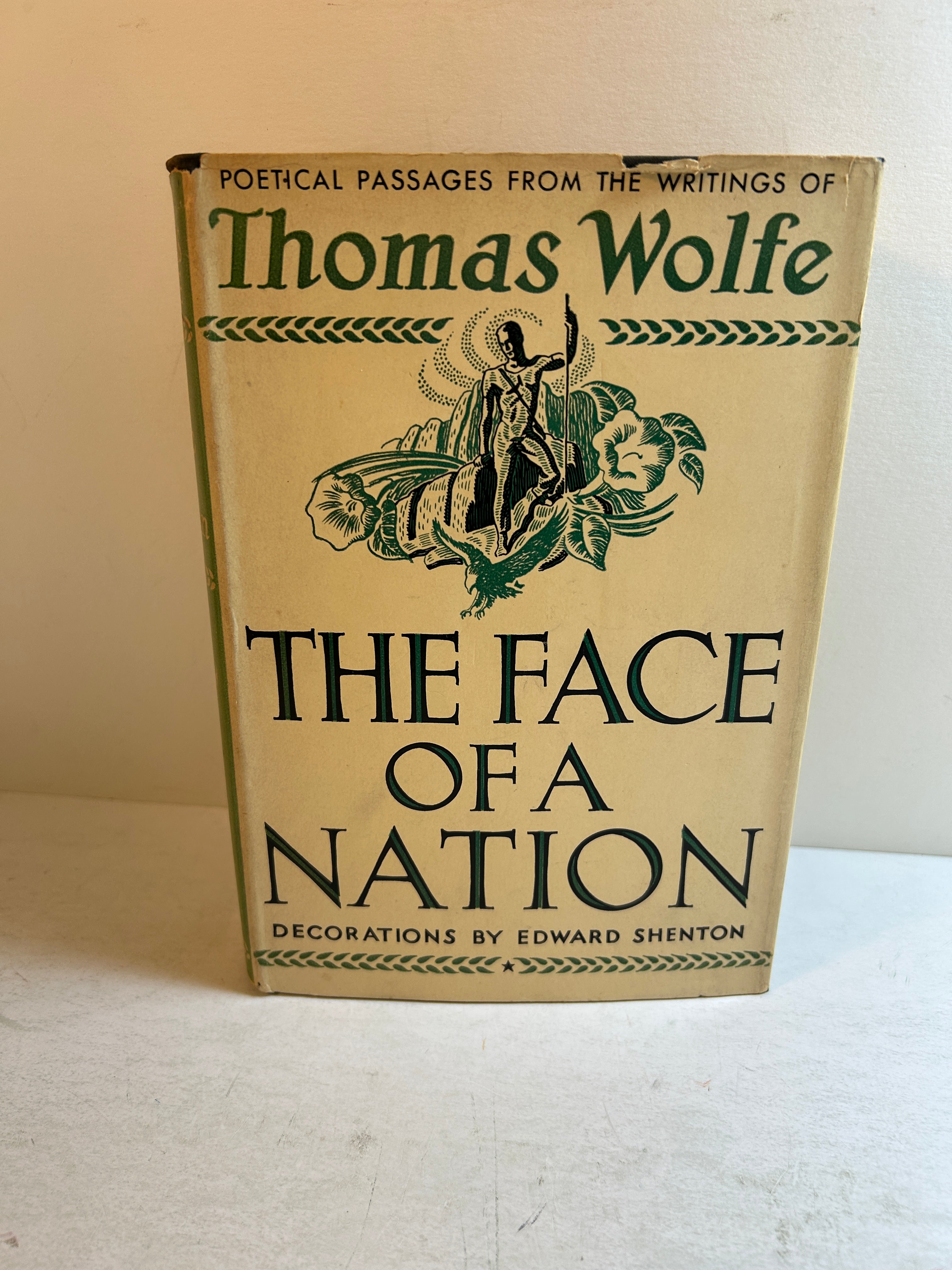The Face of a Nation by Thomas Wolfe Charles Scribner's Sons 1939 HCDJ