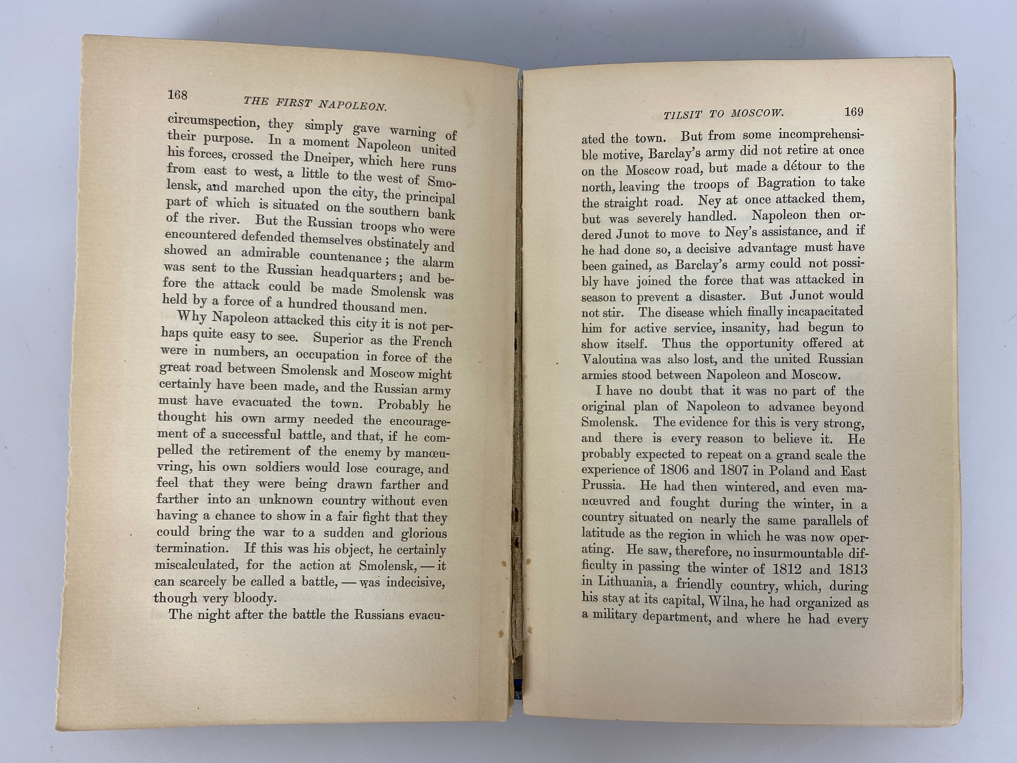 The First Napoleon by John C Ropes 1885 1st Edition Ex-Library HC