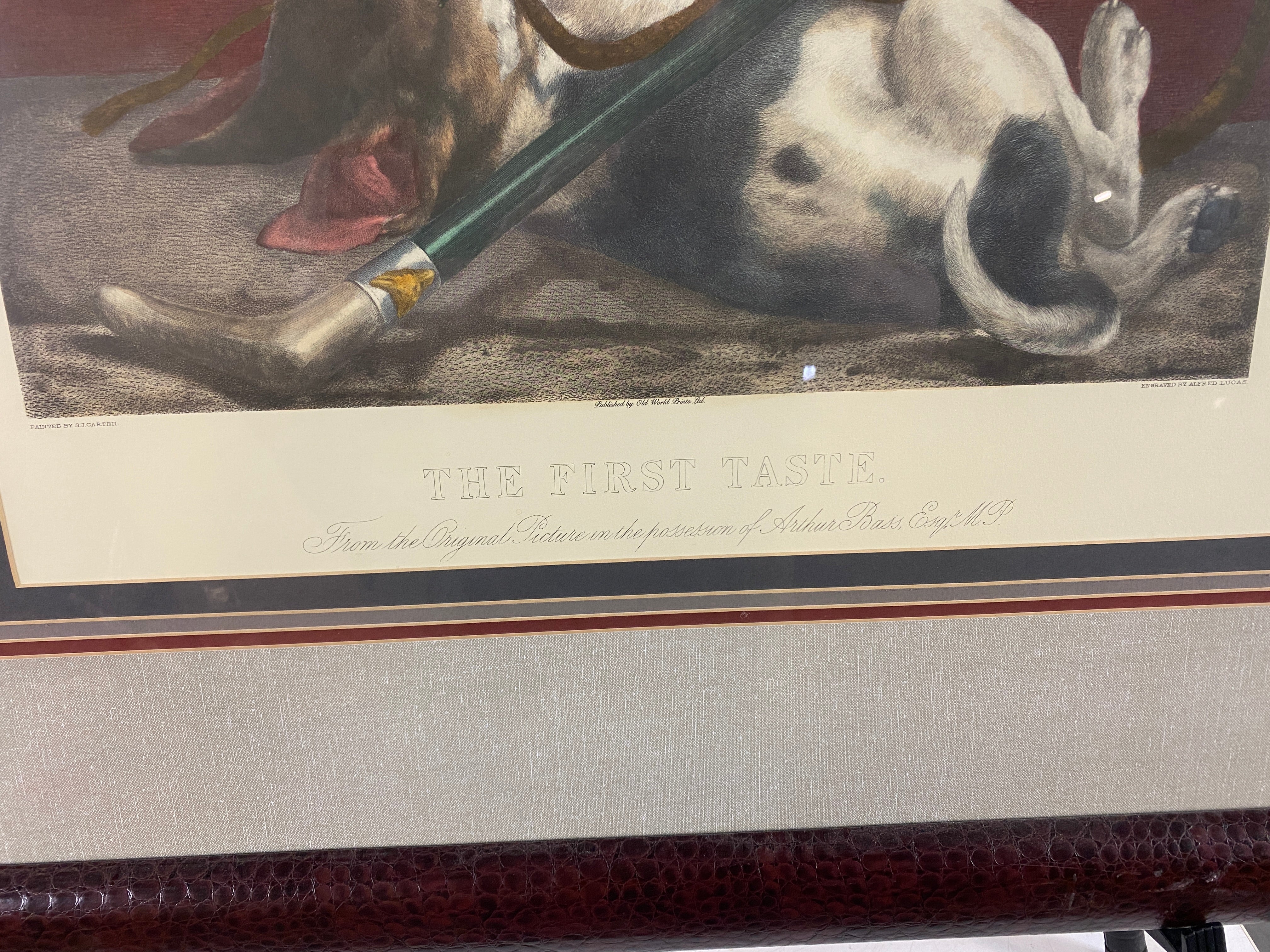 'The First Taste' Framed Print Artwork