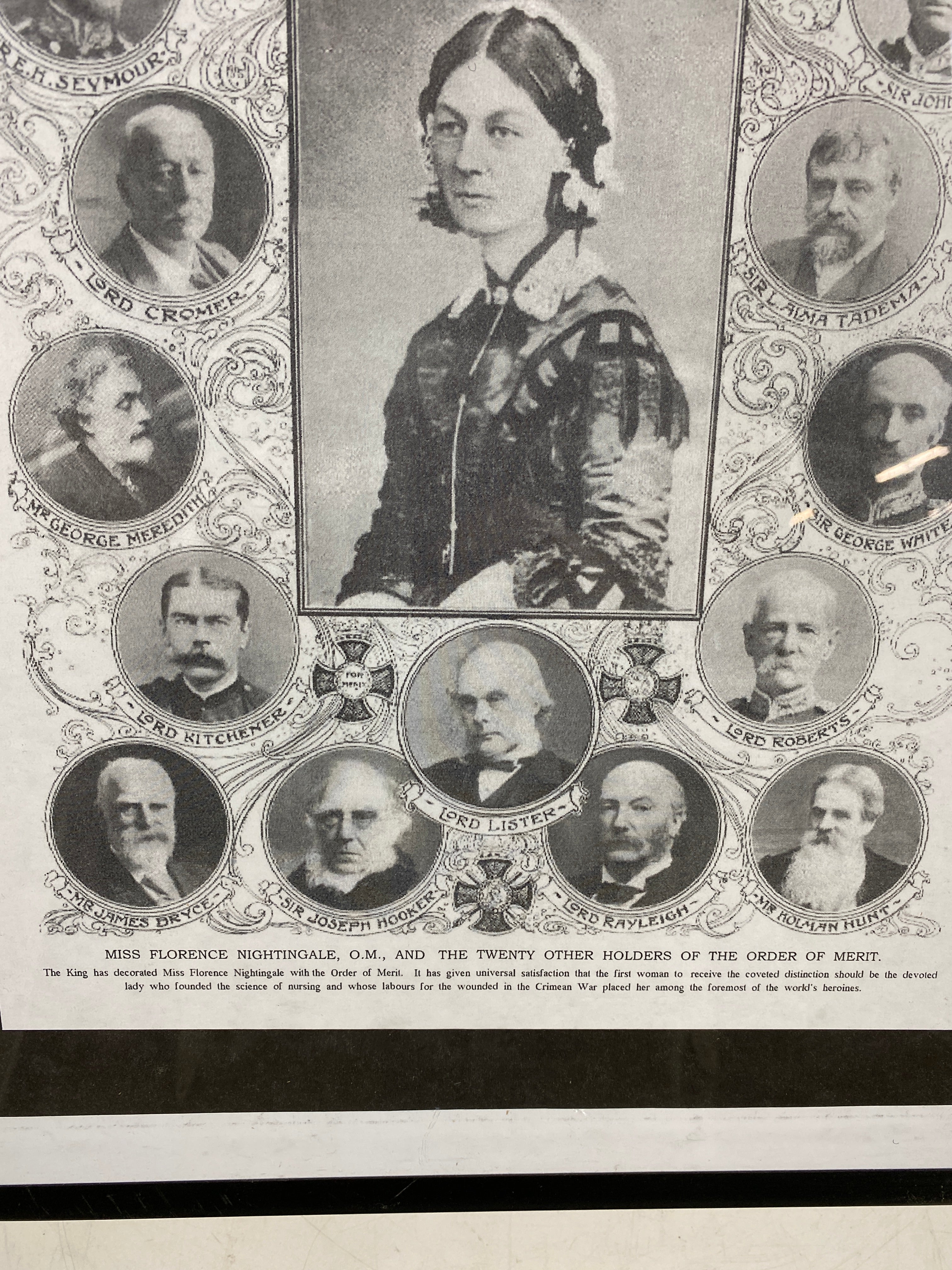'The First Woman to Receive The Order Of Merit' Excerpt Out of The Illustrated London News
