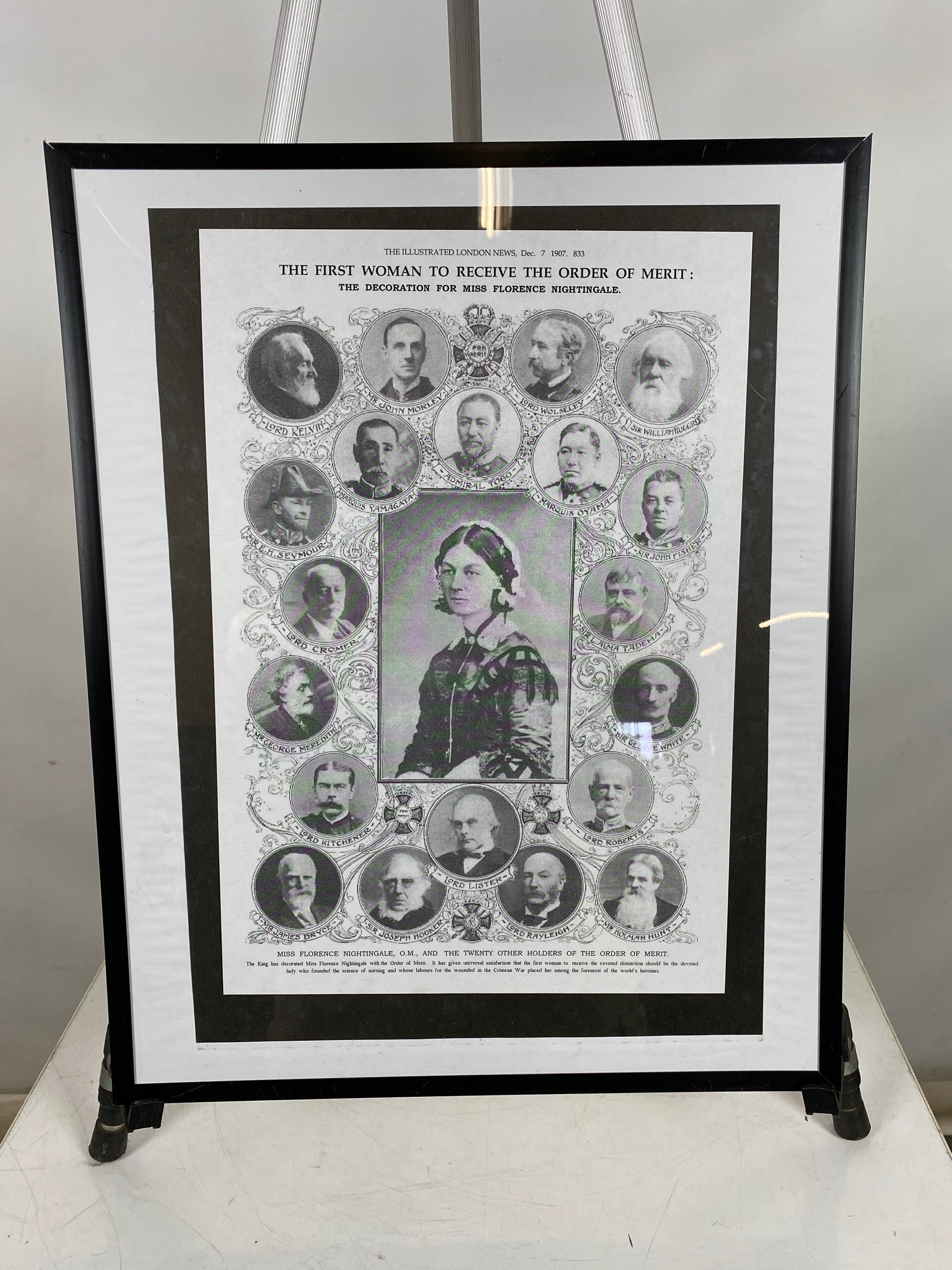 'The First Woman to Receive The Order Of Merit' Excerpt Out of The Illustrated London News