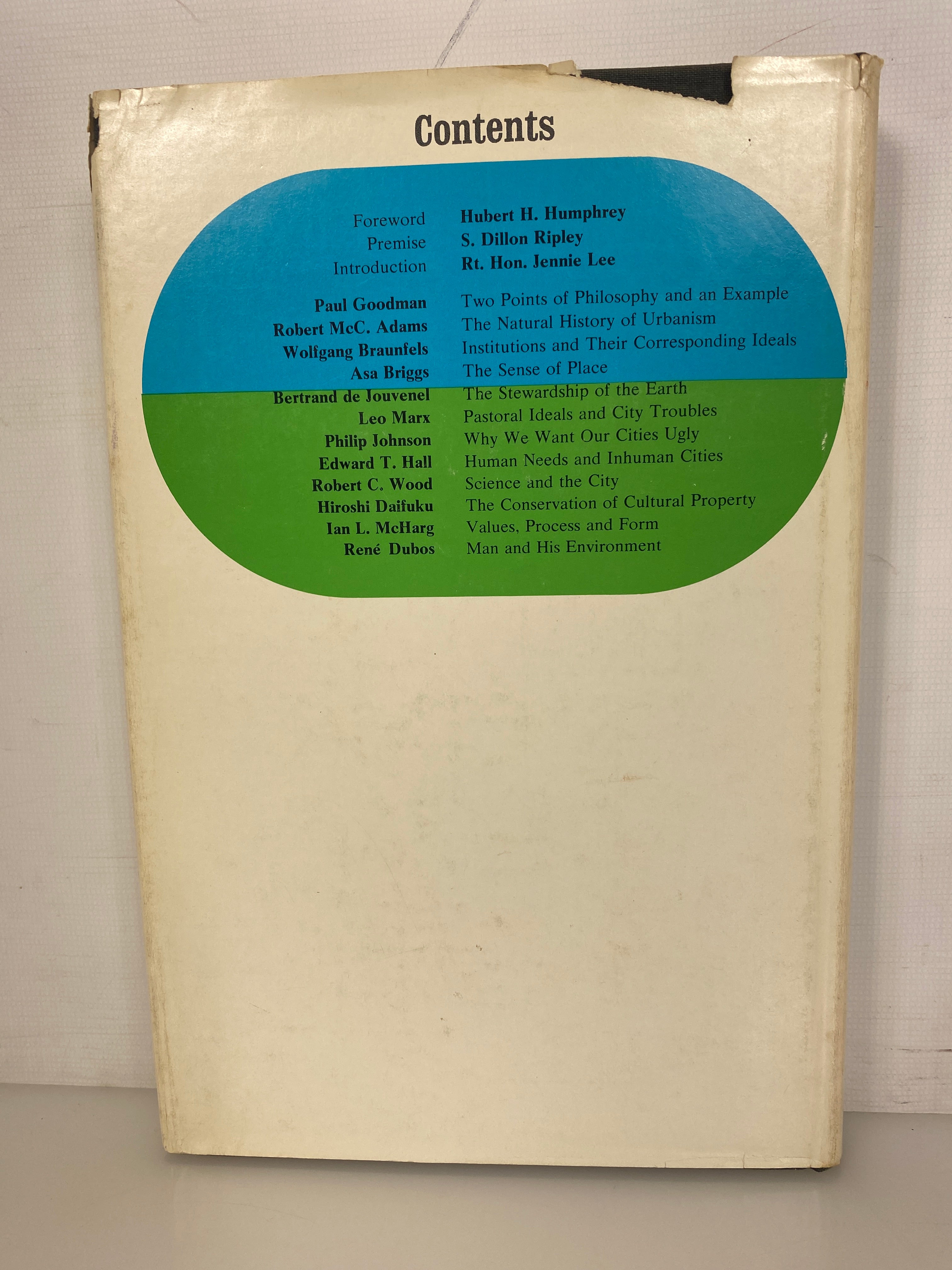 The Fitness of Man's Environment Smithsonian Annual II 1968 HC DJ