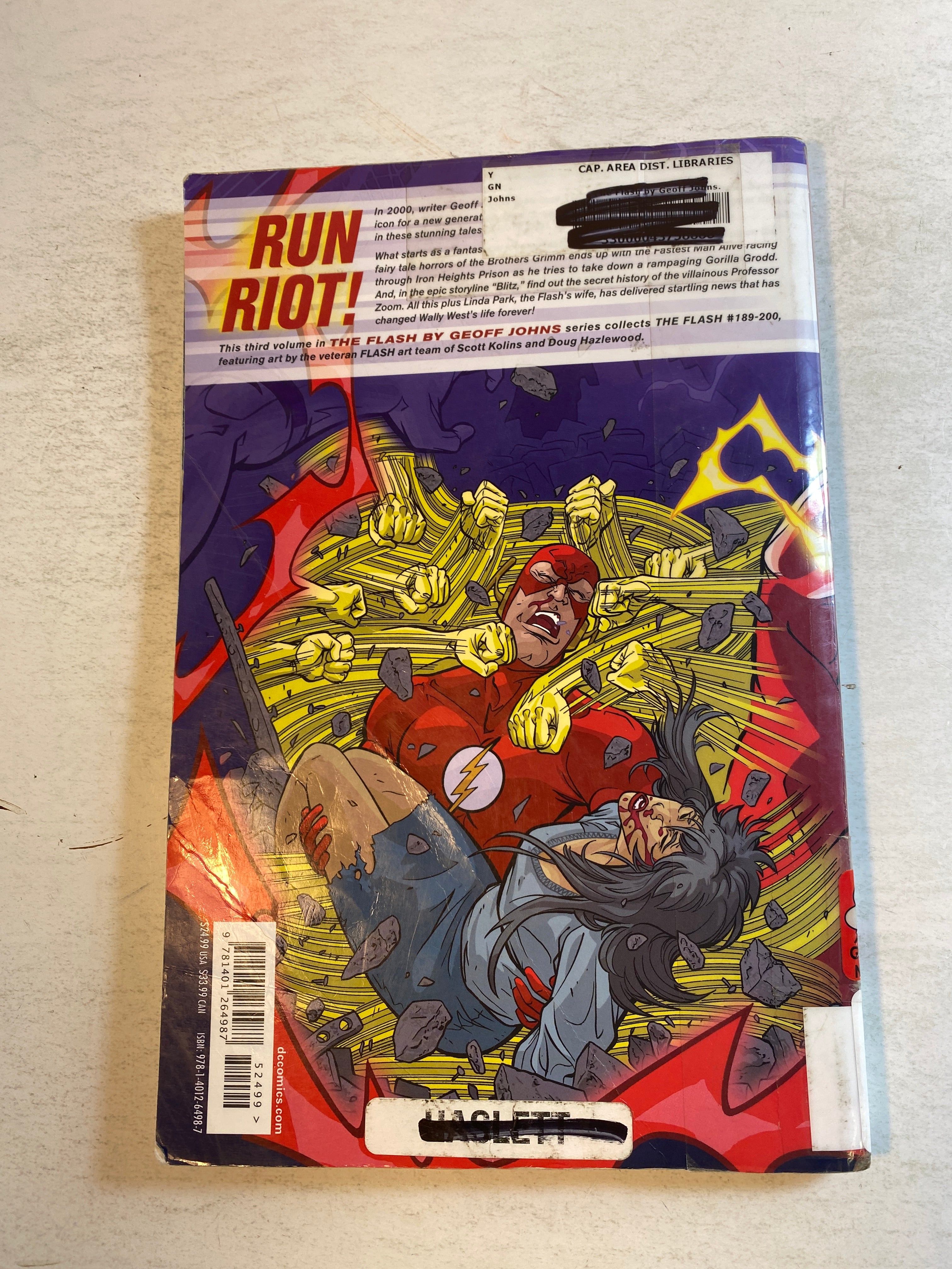 The Flash Graphic Novel Book Three 2016 SC Ex Lib