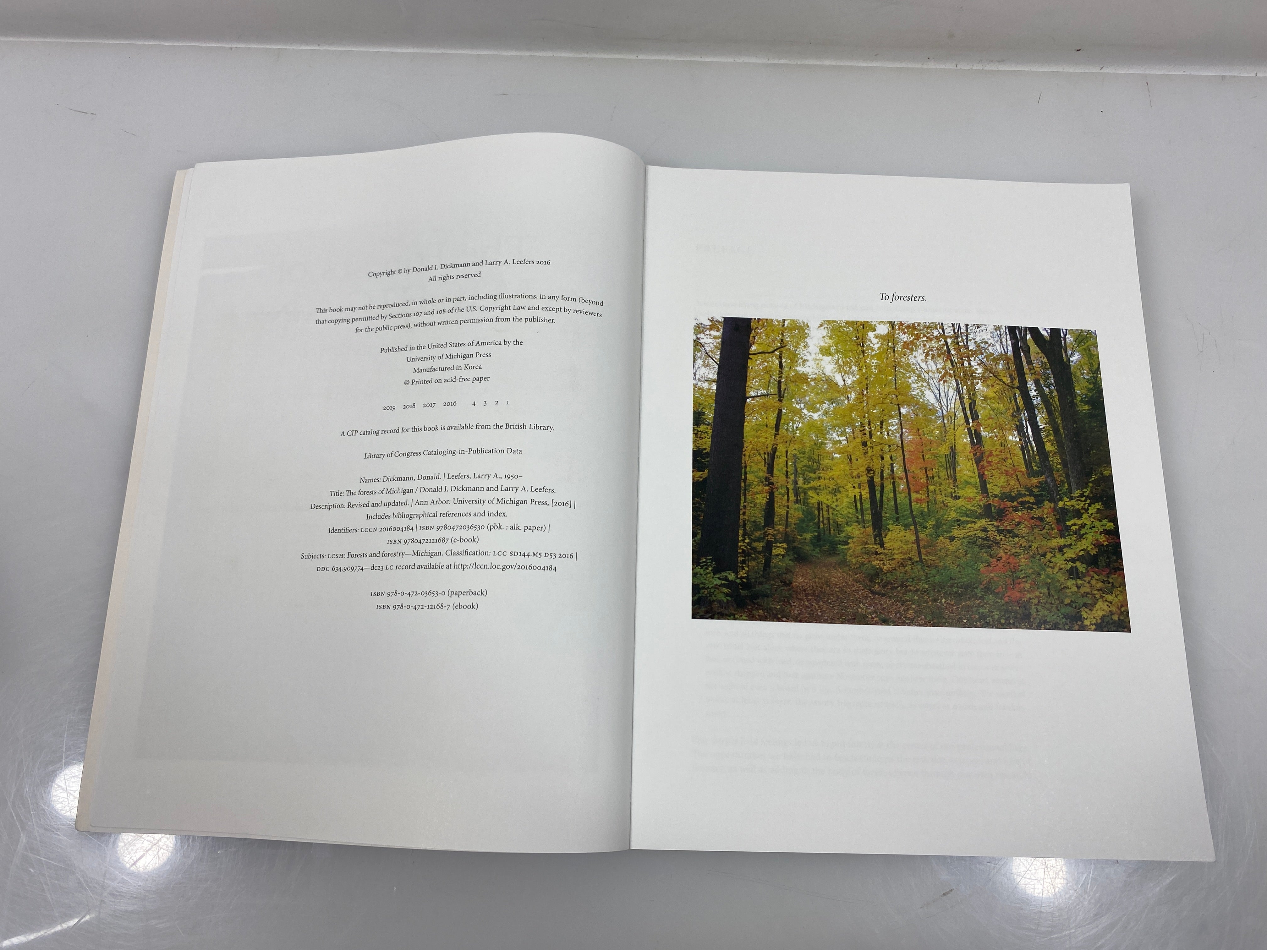 The Forests of Michigan by Dickmann and Leefers 2019 SC