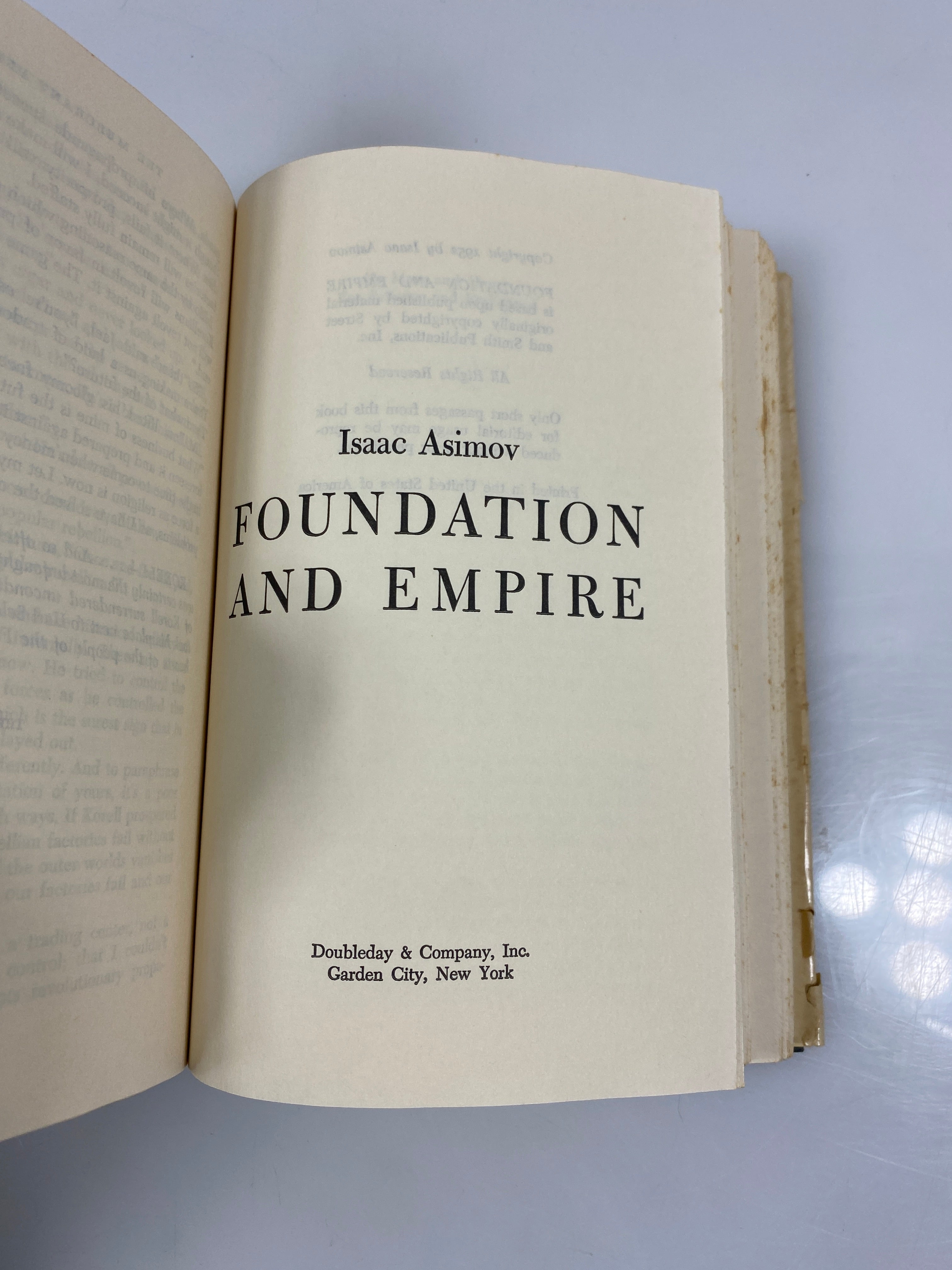 The Foundation Trilogy by Isaac Asimov 1951 HCDJ