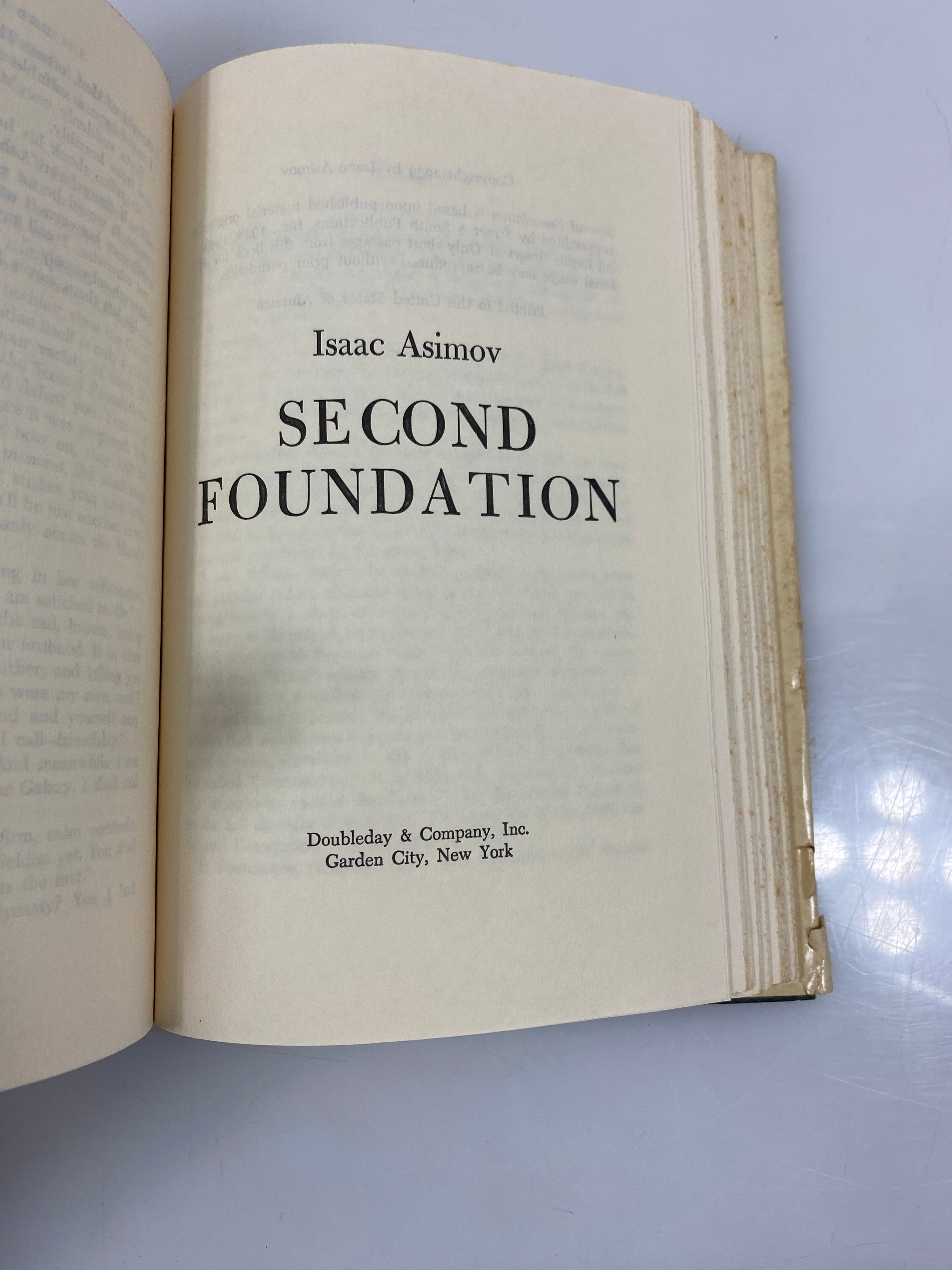 The Foundation Trilogy by Isaac Asimov 1951 HCDJ