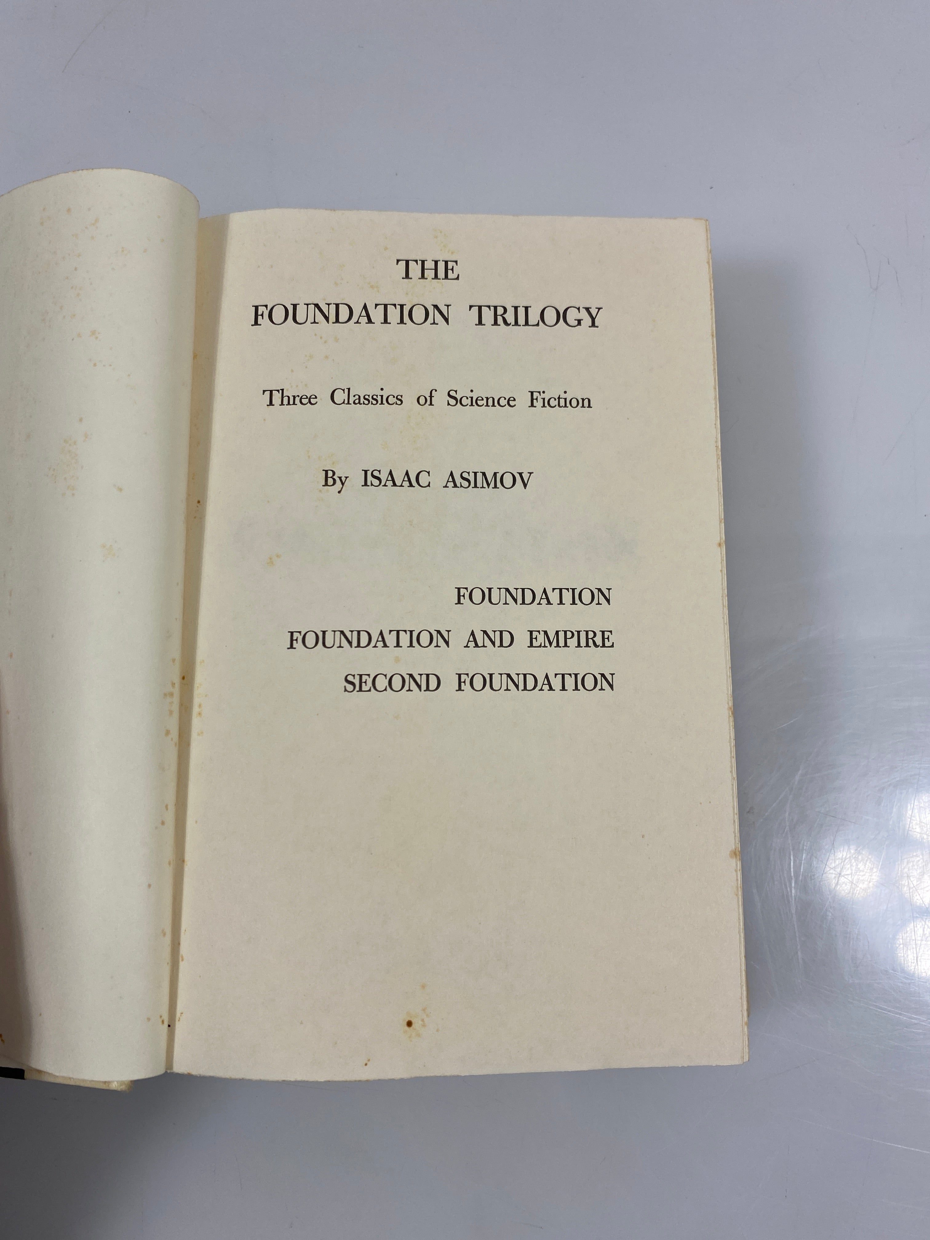 The Foundation Trilogy by Isaac Asimov 1951 HCDJ
