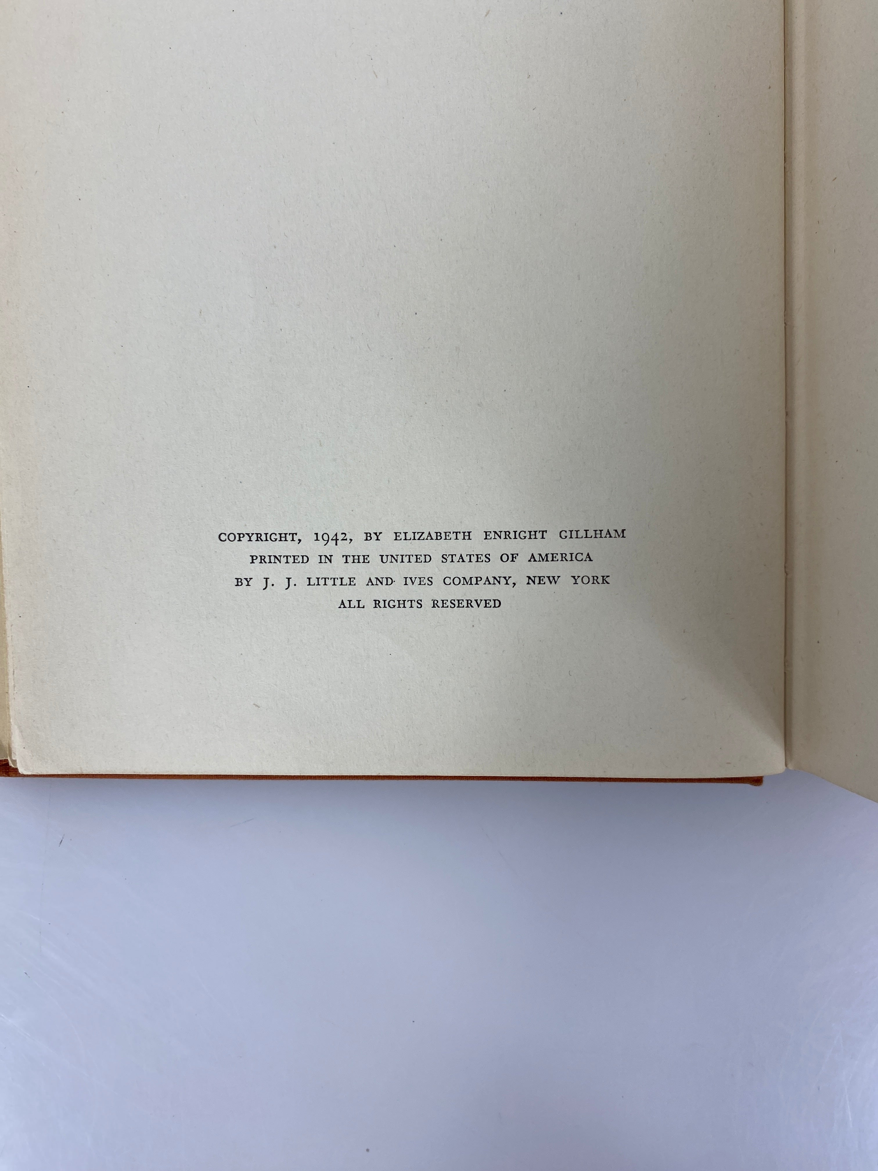 The Four-Story Mistake by Elizabeth Enright 1942 First Edition Vintage HC