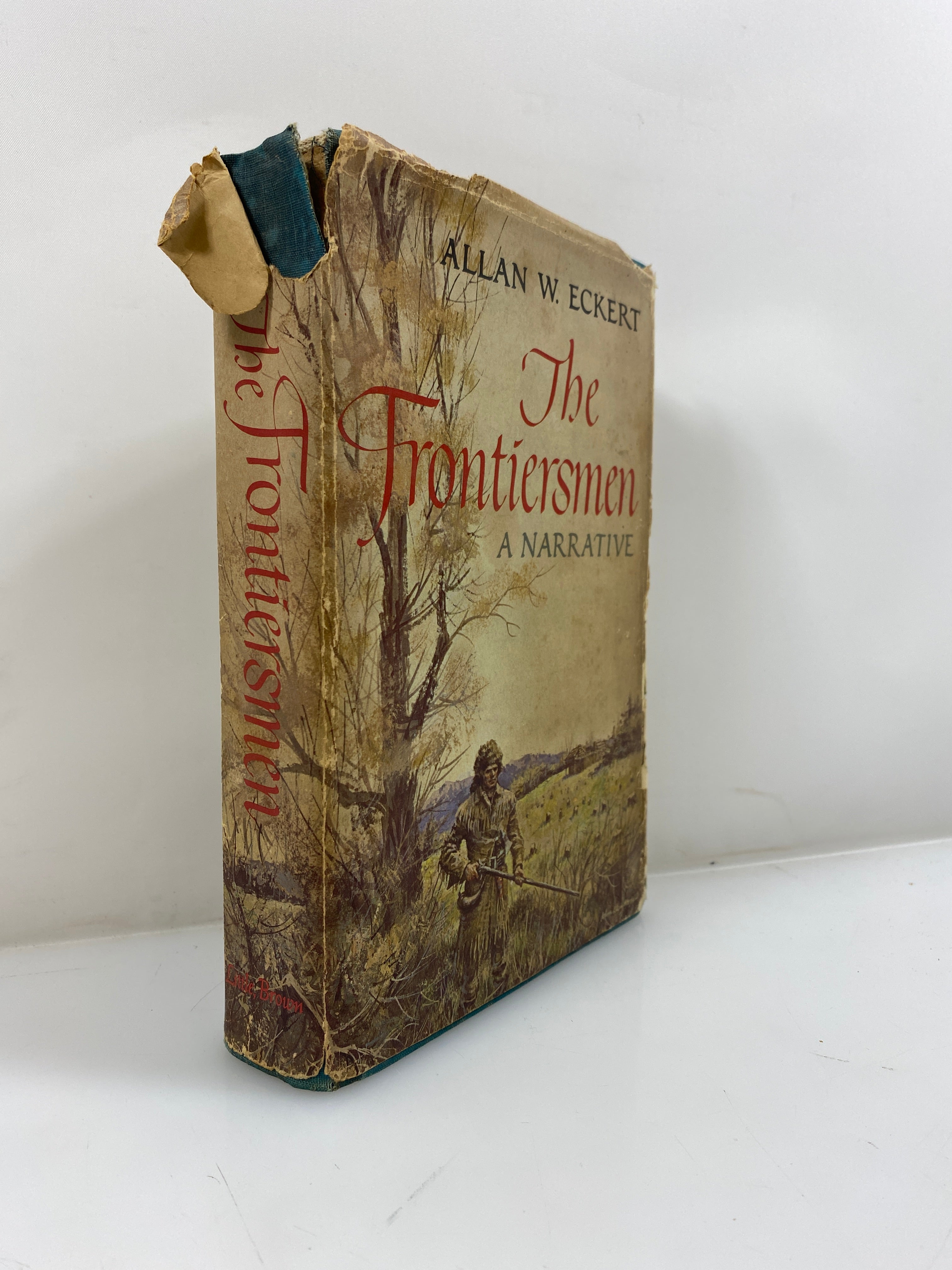 The Frontiersmen by Allan W Eckert 1967 2nd Print HCDJ