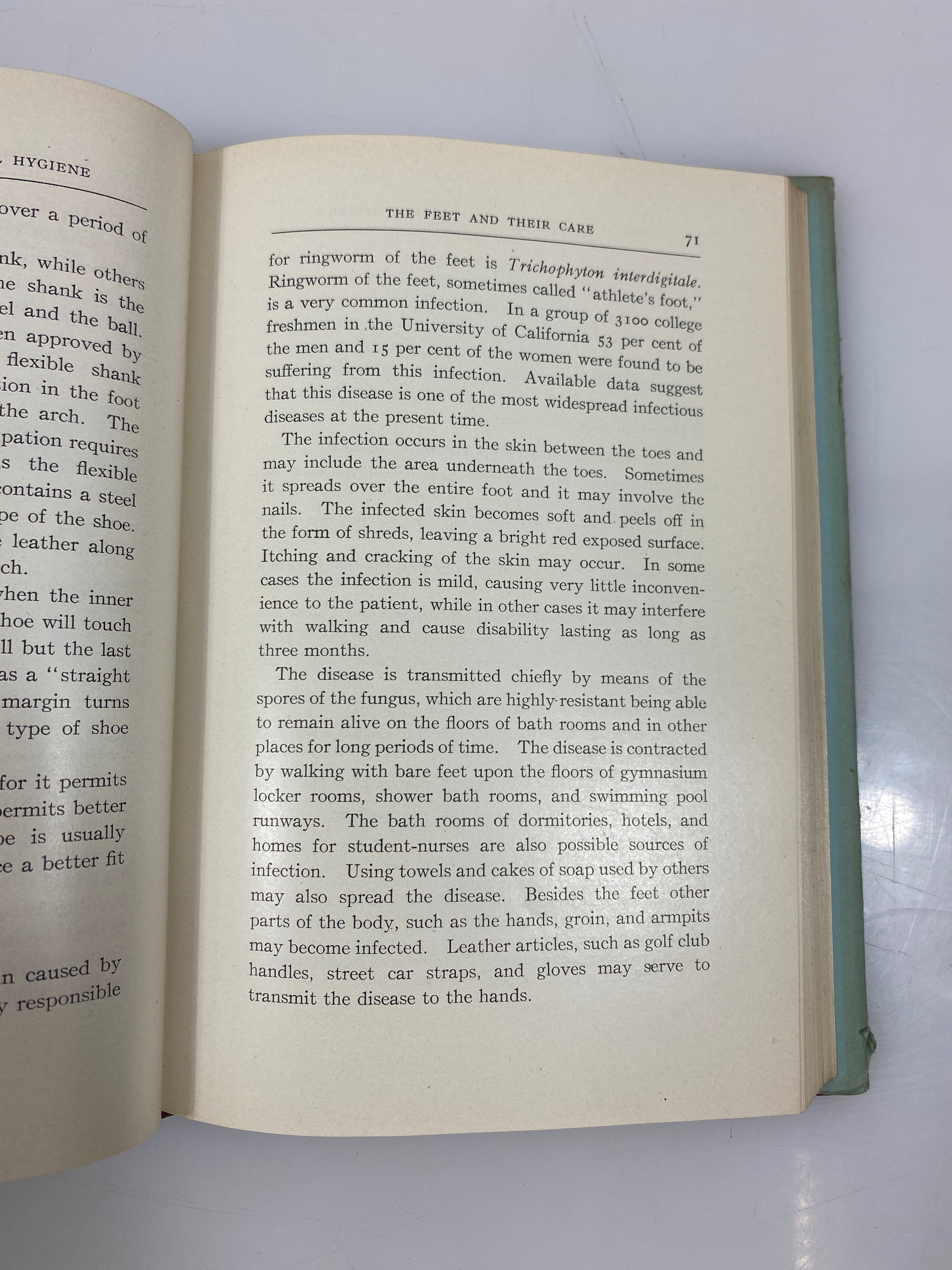 The Fundamentals of Personal Hygiene by Krueger Ex-Library 1937 HCDJ