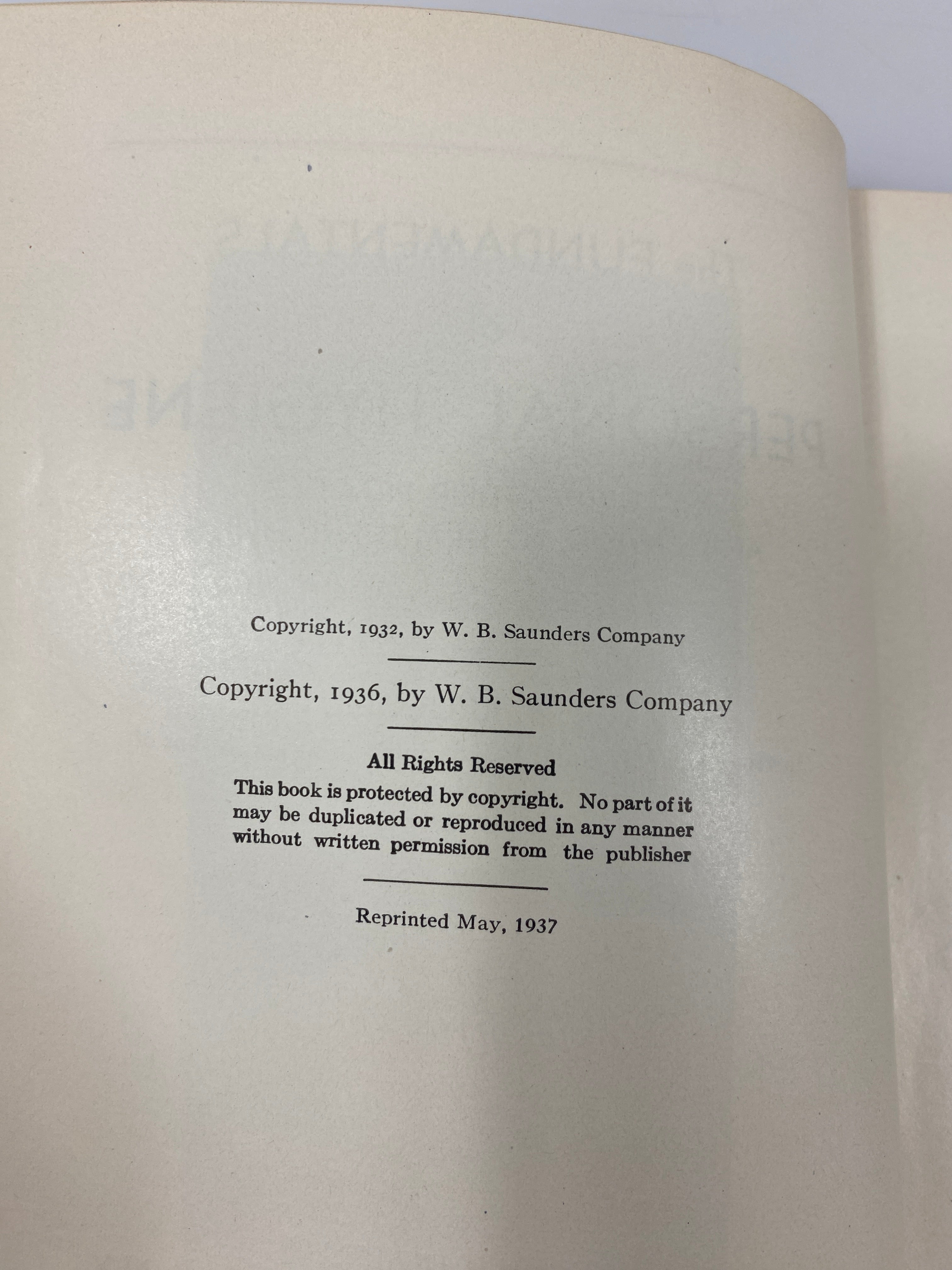 The Fundamentals of Personal Hygiene by Krueger Ex-Library 1937 HCDJ