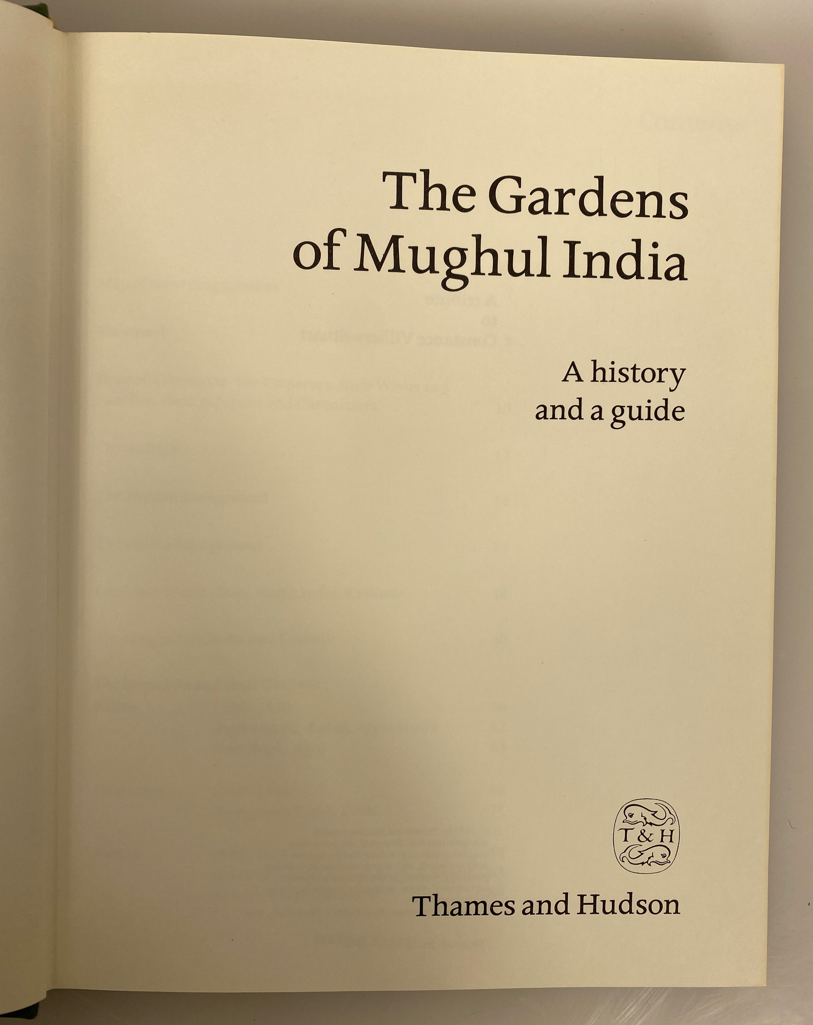 The Gardens of Mughul India by Crowe/Haywood 1972 Vintage HC DJ