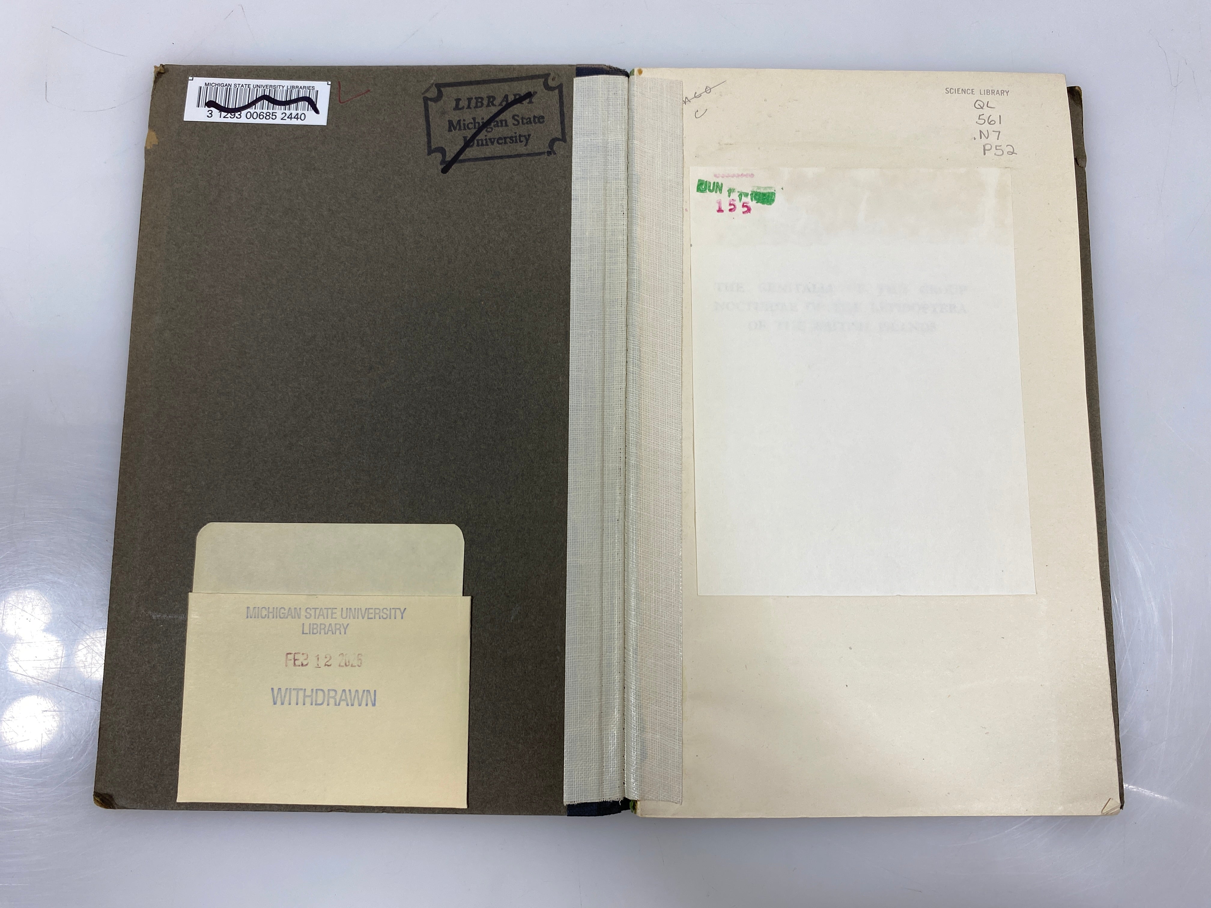 The Genitalia of the Group Noctuidae by Pierce Ex-library 1942 HC
