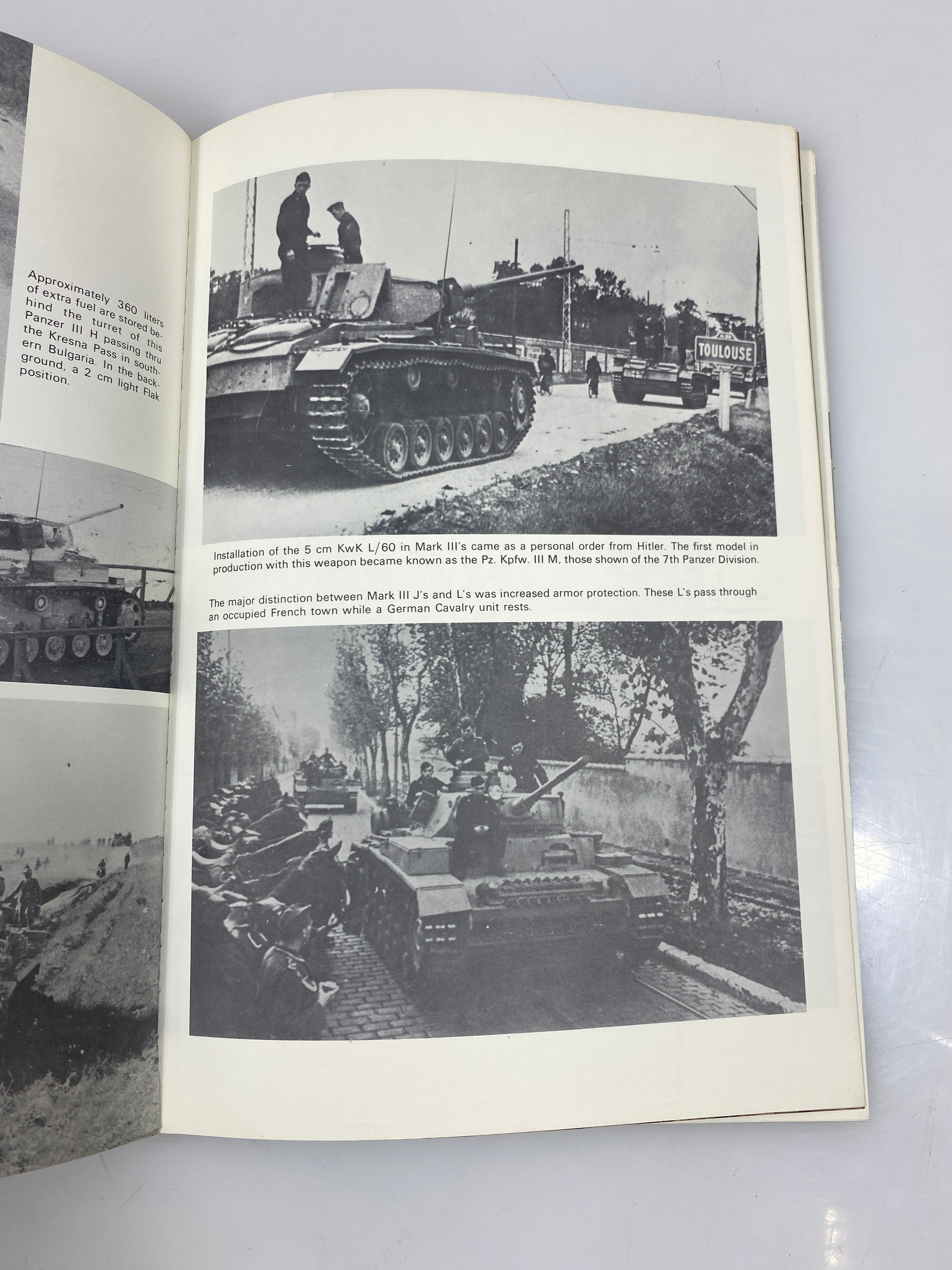 The German Panzers from MarkI to MarkV "Panther" by Feist 1966 SC