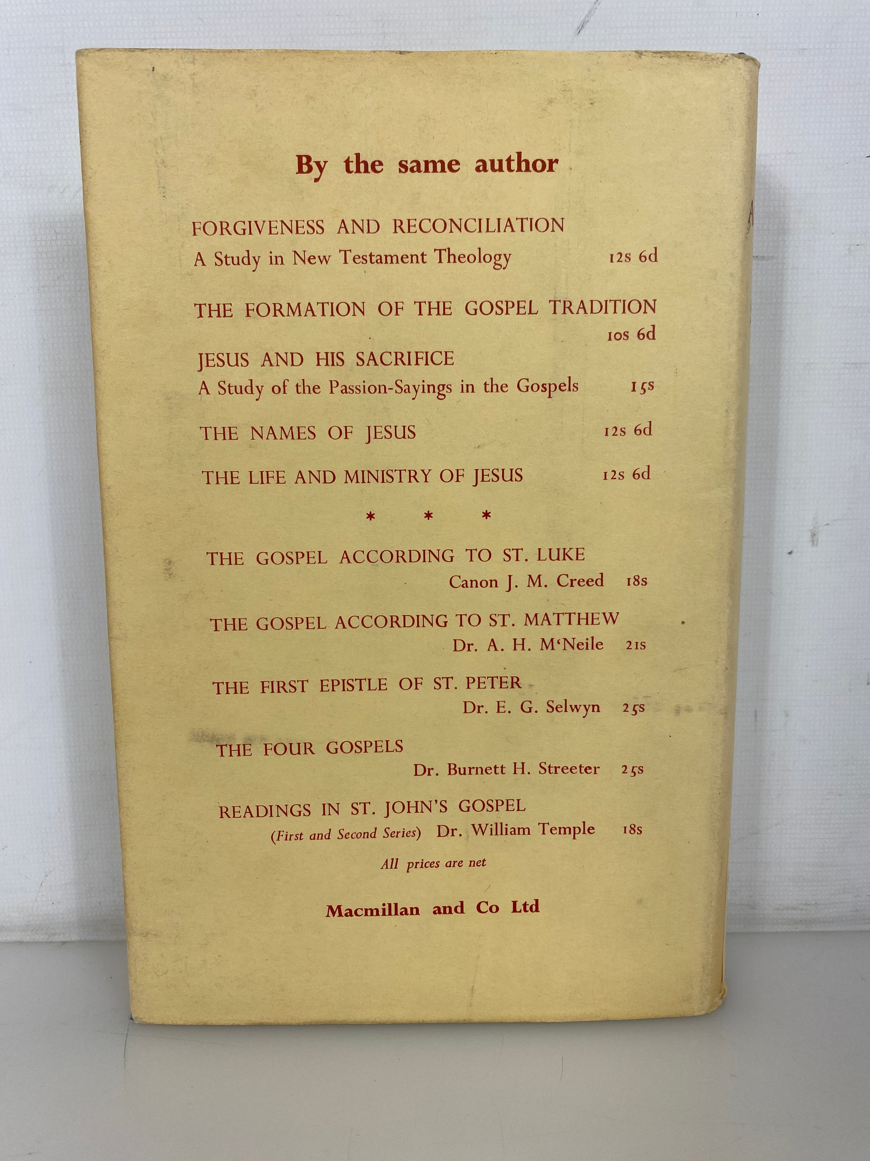 The Gospel According to St. Mark Vincent Taylor 1955 Reprint HC DJ