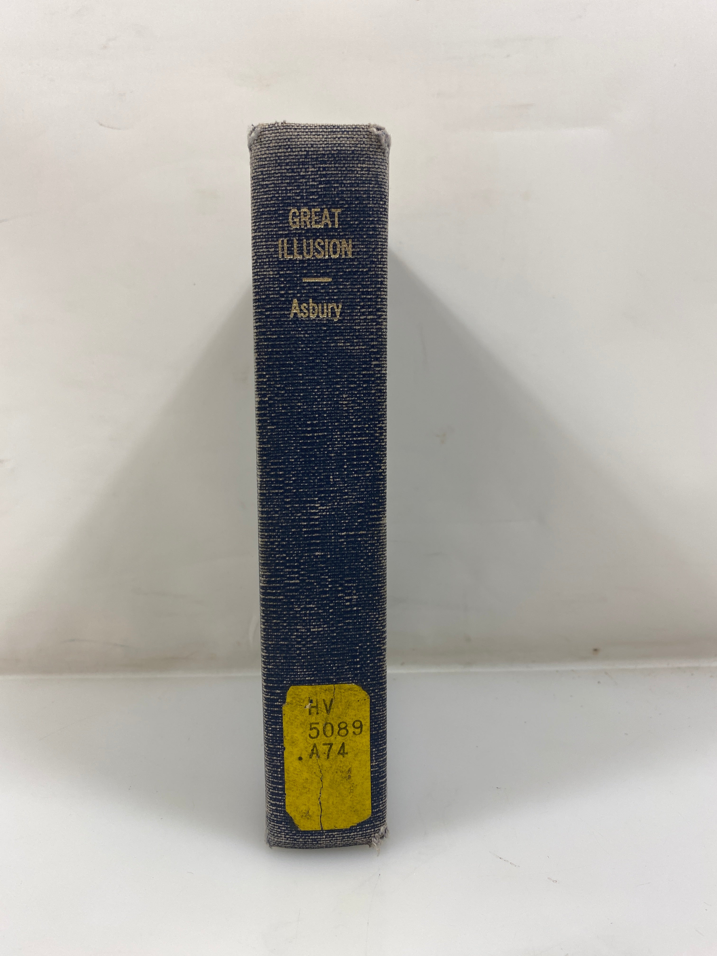 The Great Illusion by Herbert Asbury Ex-library 1950 HC