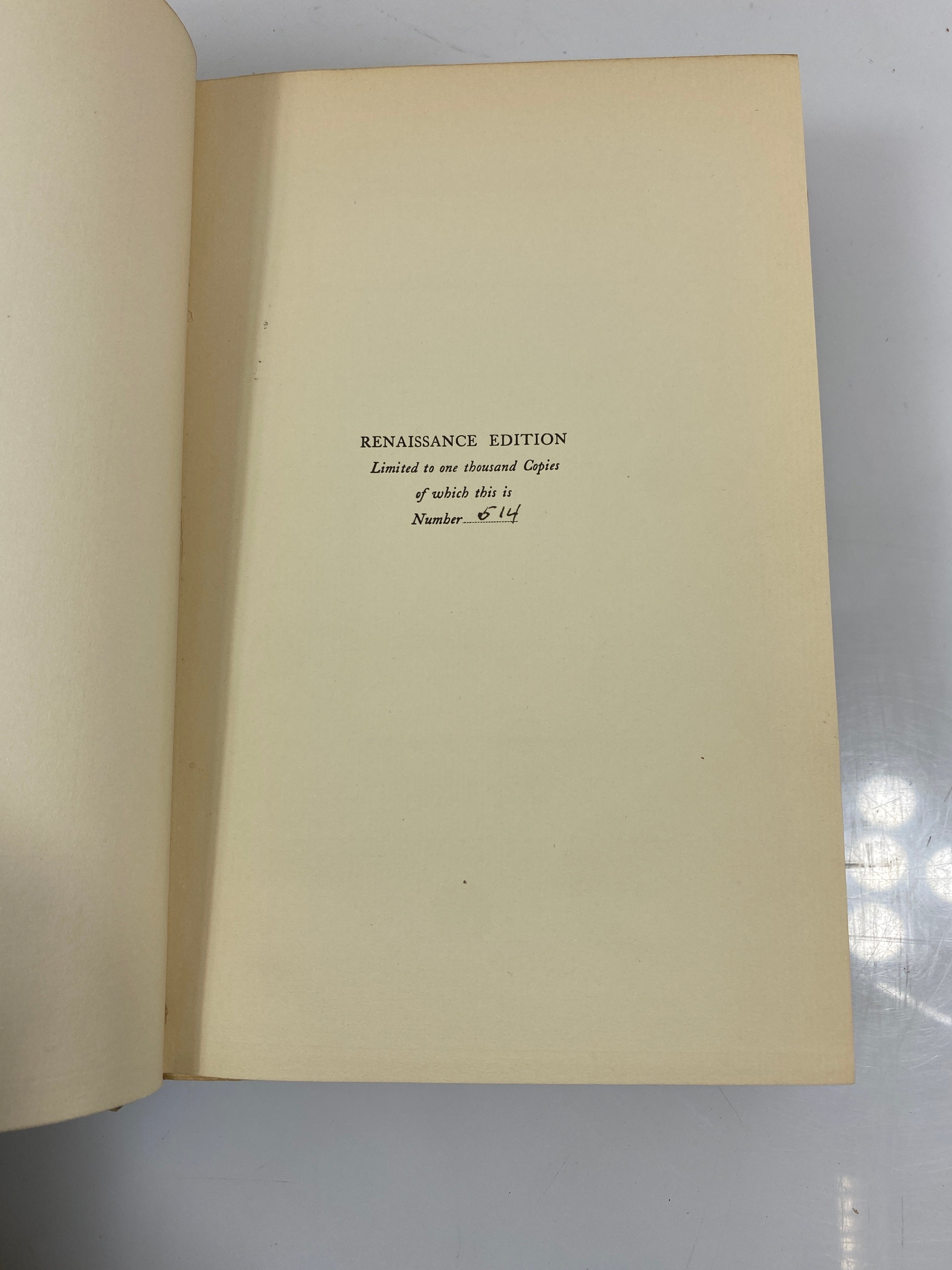 The Great World Classics Renaissance Edition Colonial Press 514/1000 HC