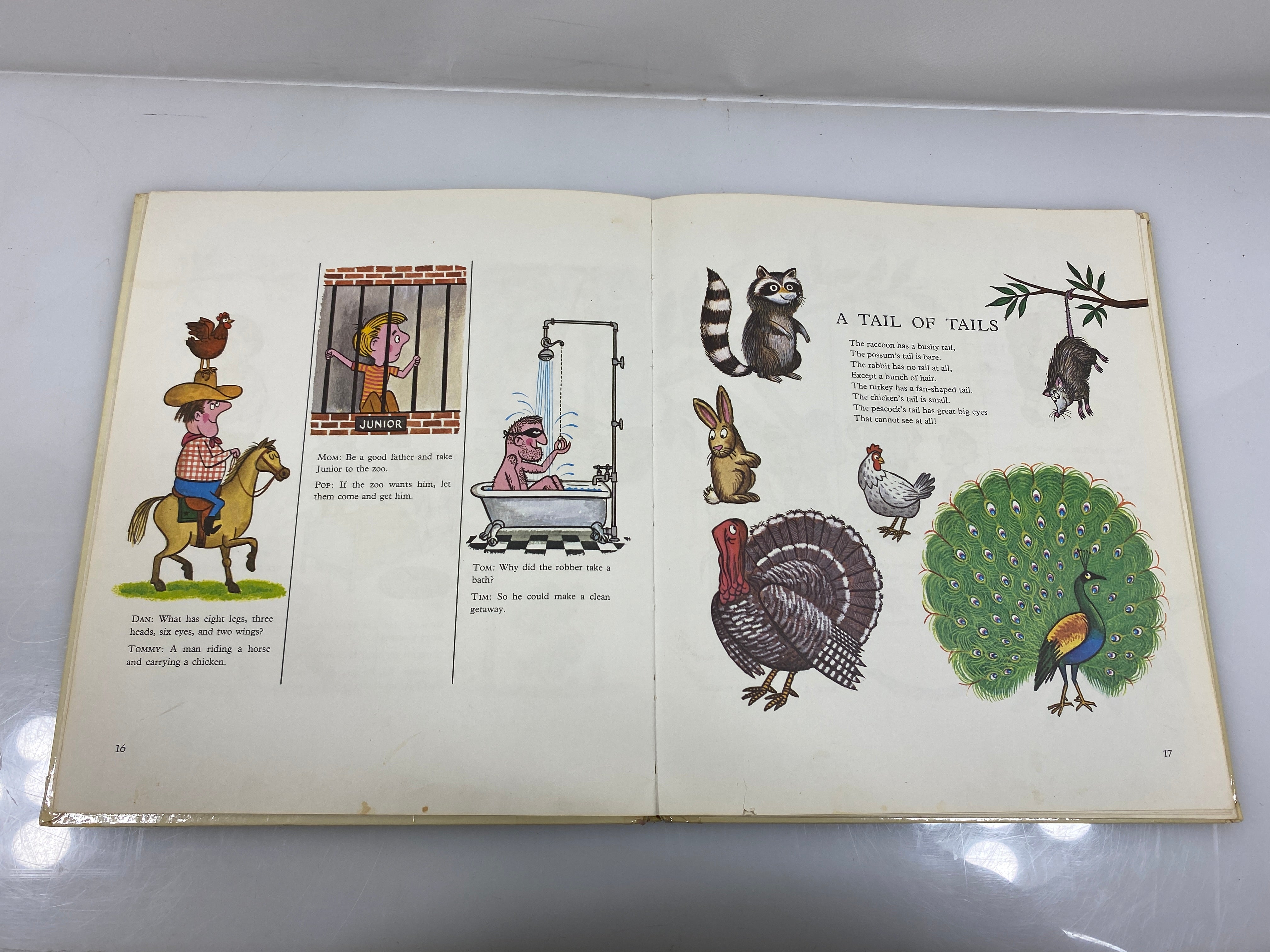 The Grin and Giggle Book by Pierce 1972 HC
