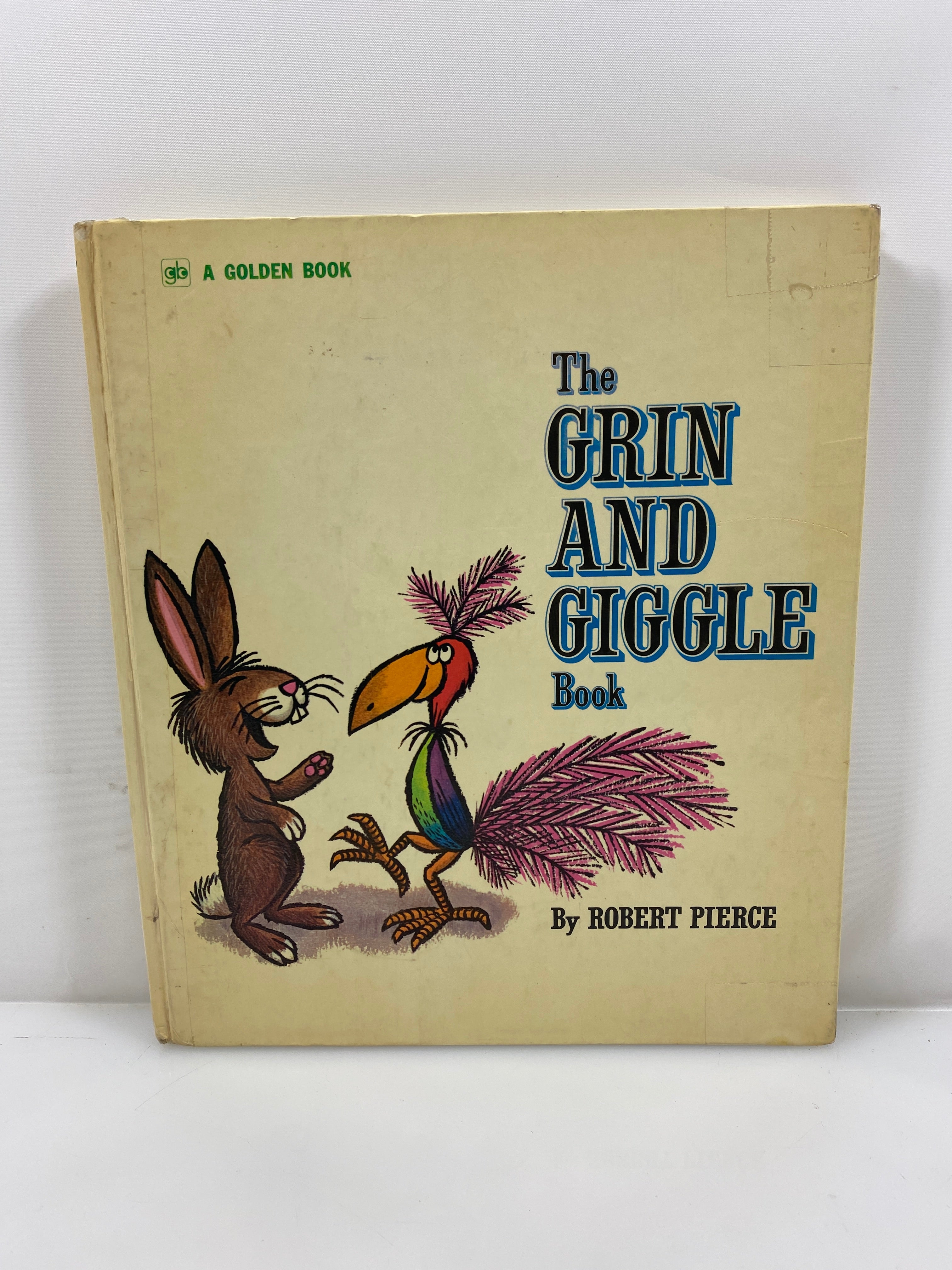 The Grin and Giggle Book by Pierce 1972 HC