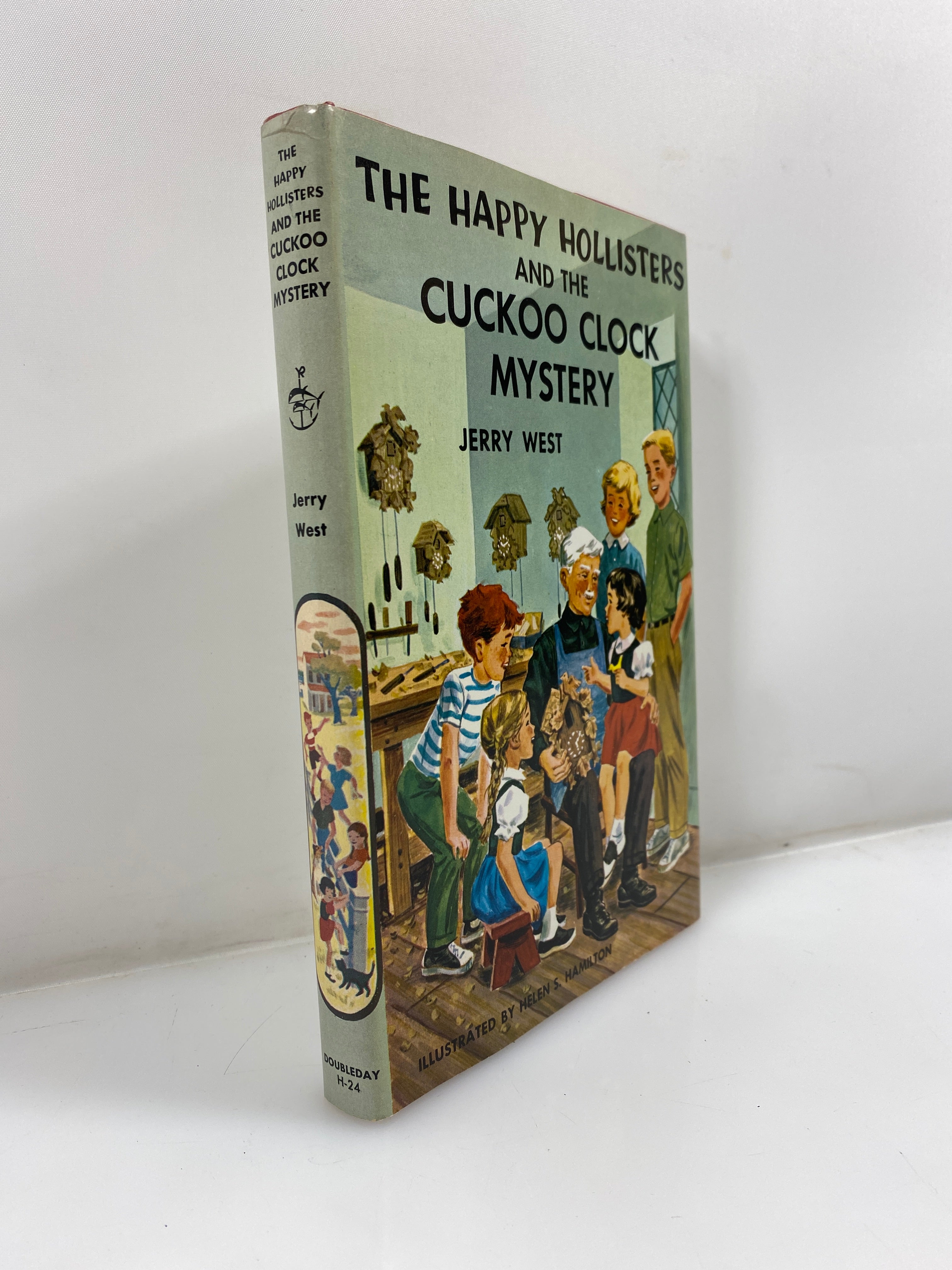 The Happy Hollisters & the Cuckoo Clock Mystery by West 1963 HCDJ