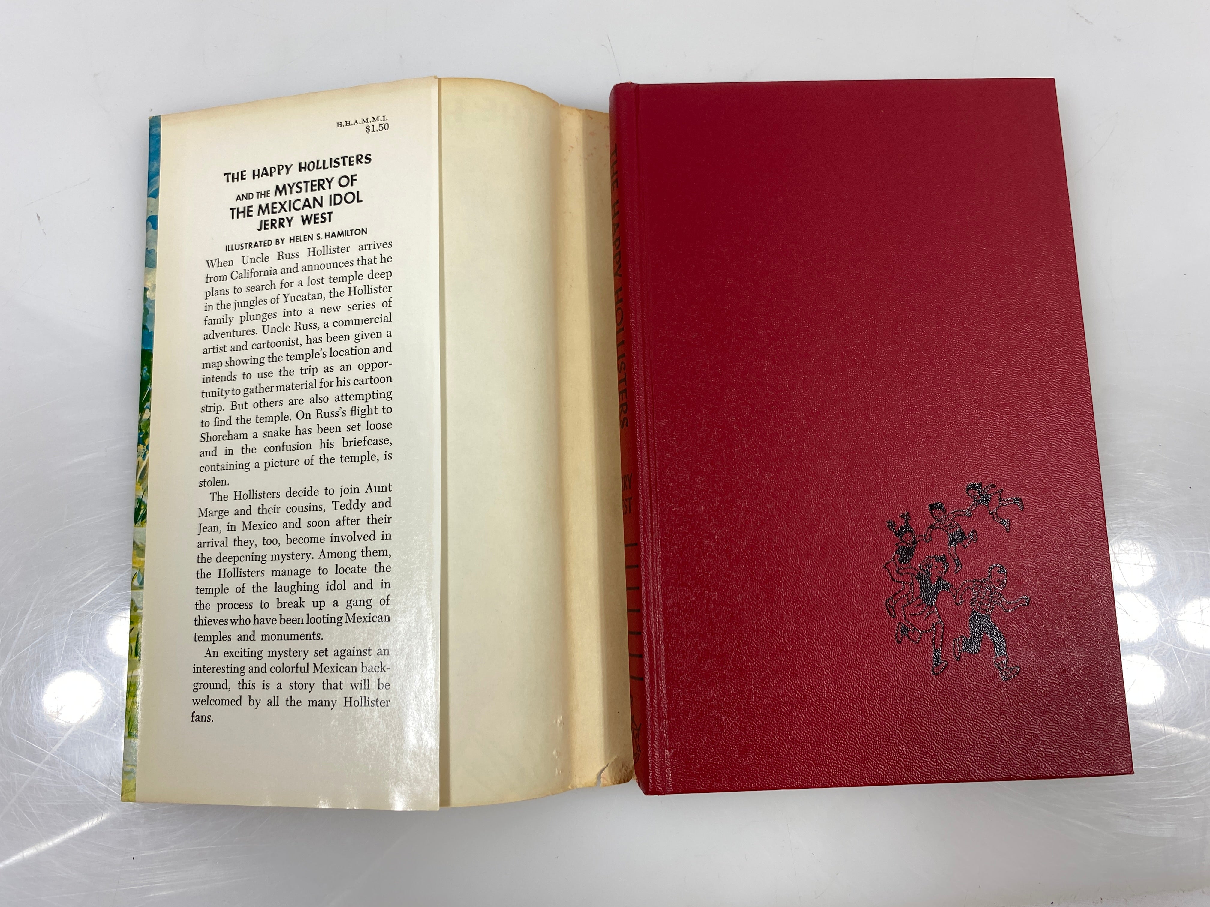 The Happy Hollisters & the Mystery of the Mexican Idol by West 1967 HCDJ