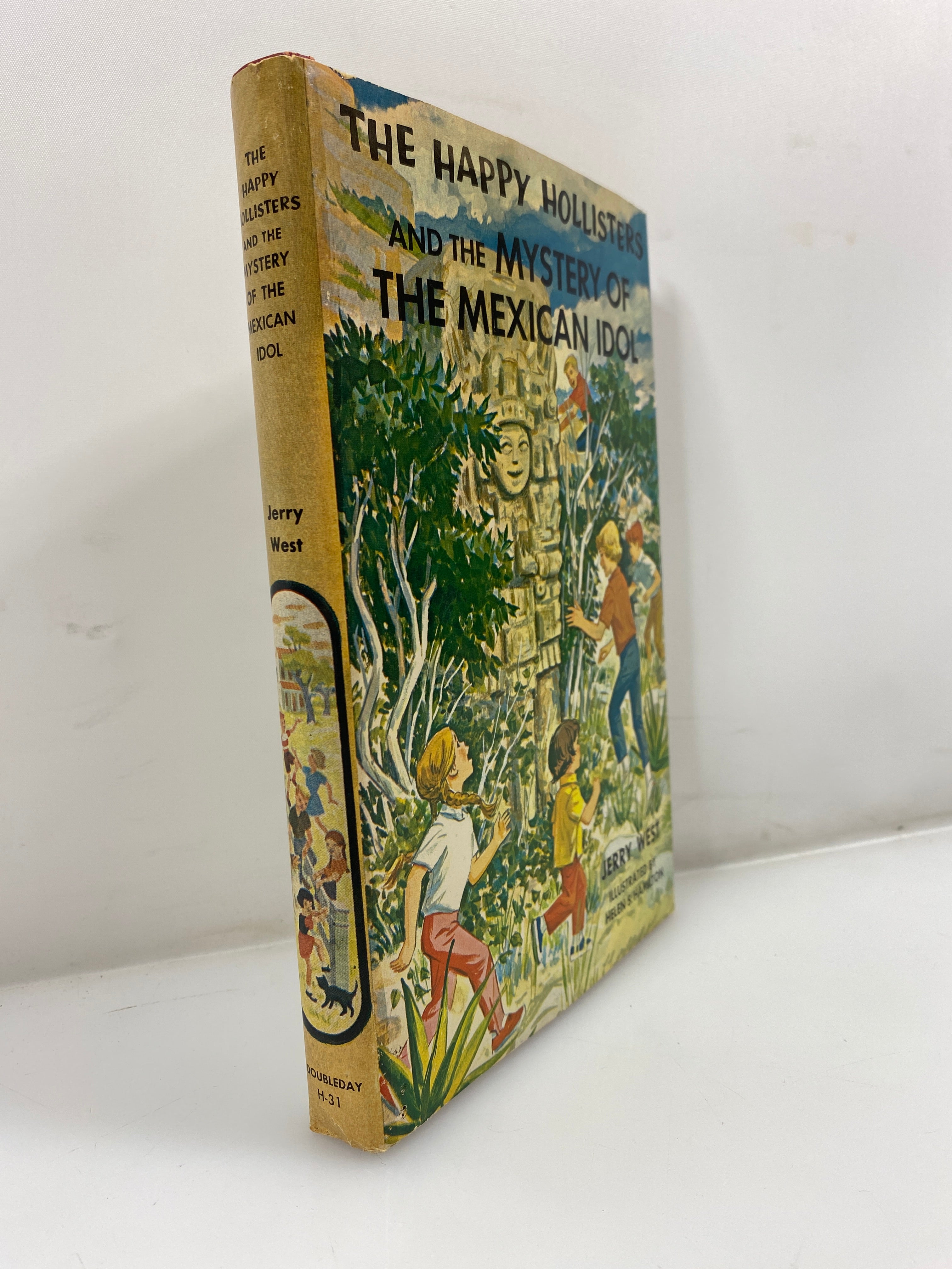 The Happy Hollisters & the Mystery of the Mexican Idol by West 1967 HCDJ