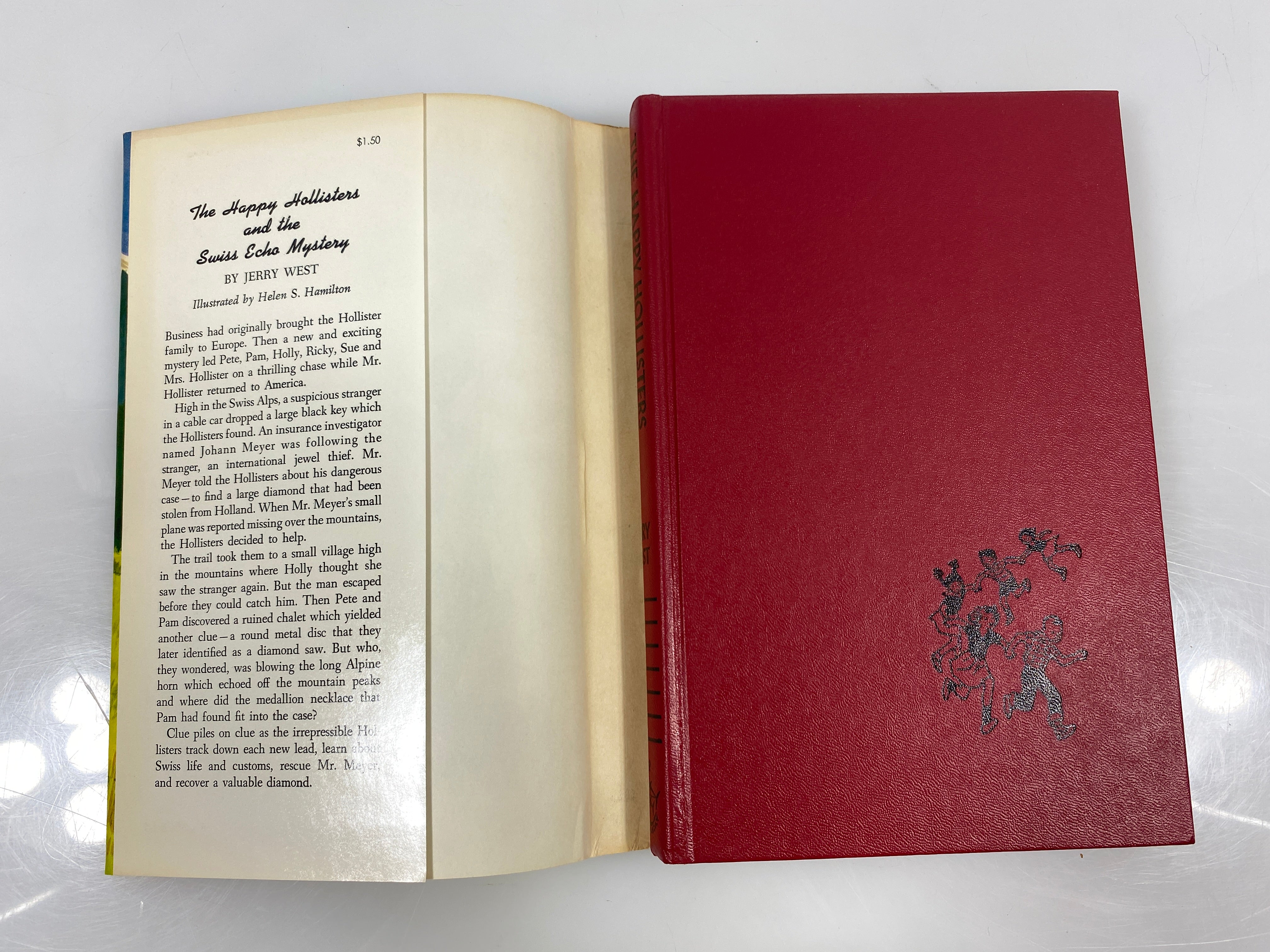 The Happy Hollisters & the Swiss Echo Mystery by West 1963 HCDJ