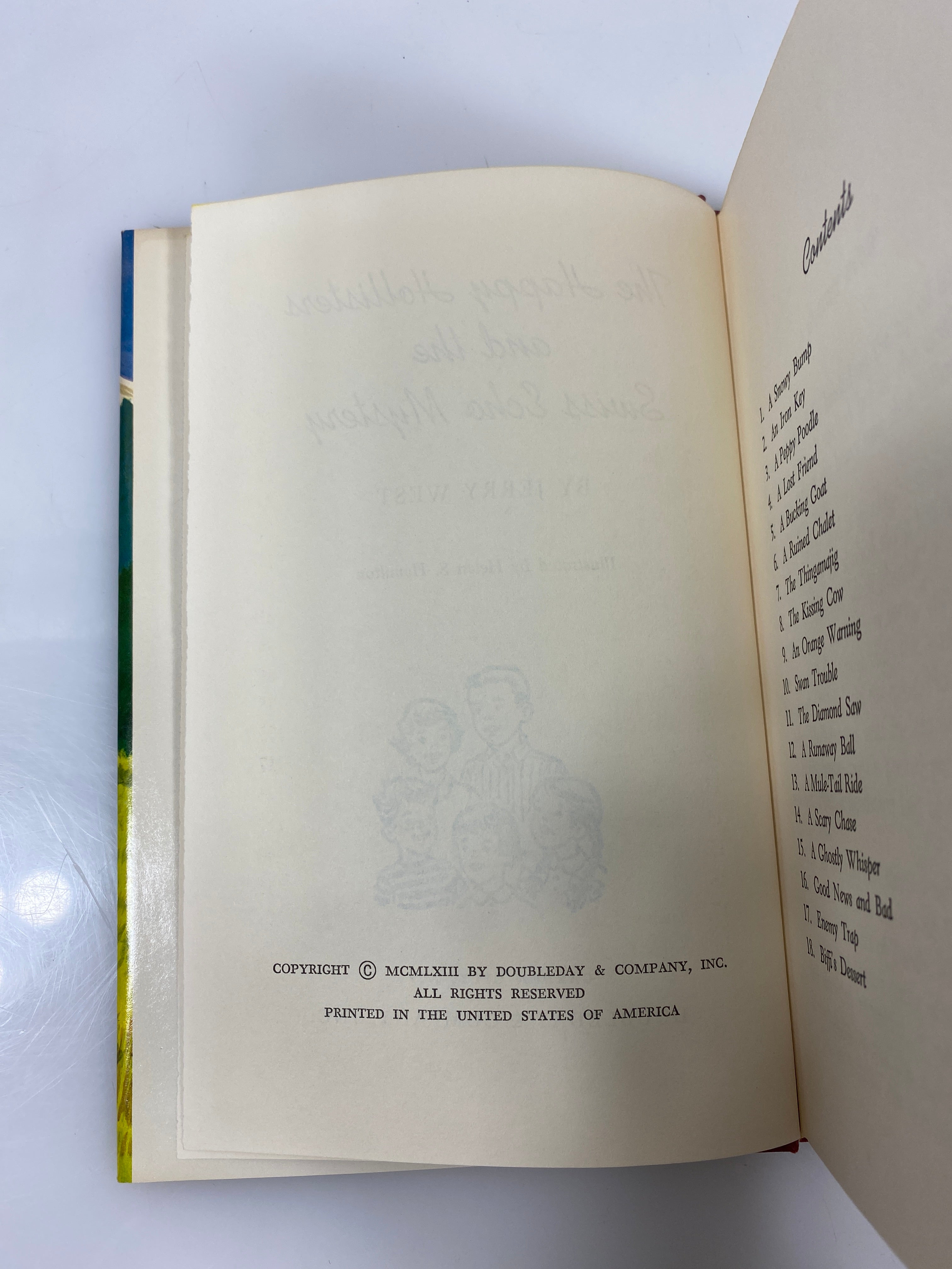 The Happy Hollisters & the Swiss Echo Mystery by West 1963 HCDJ