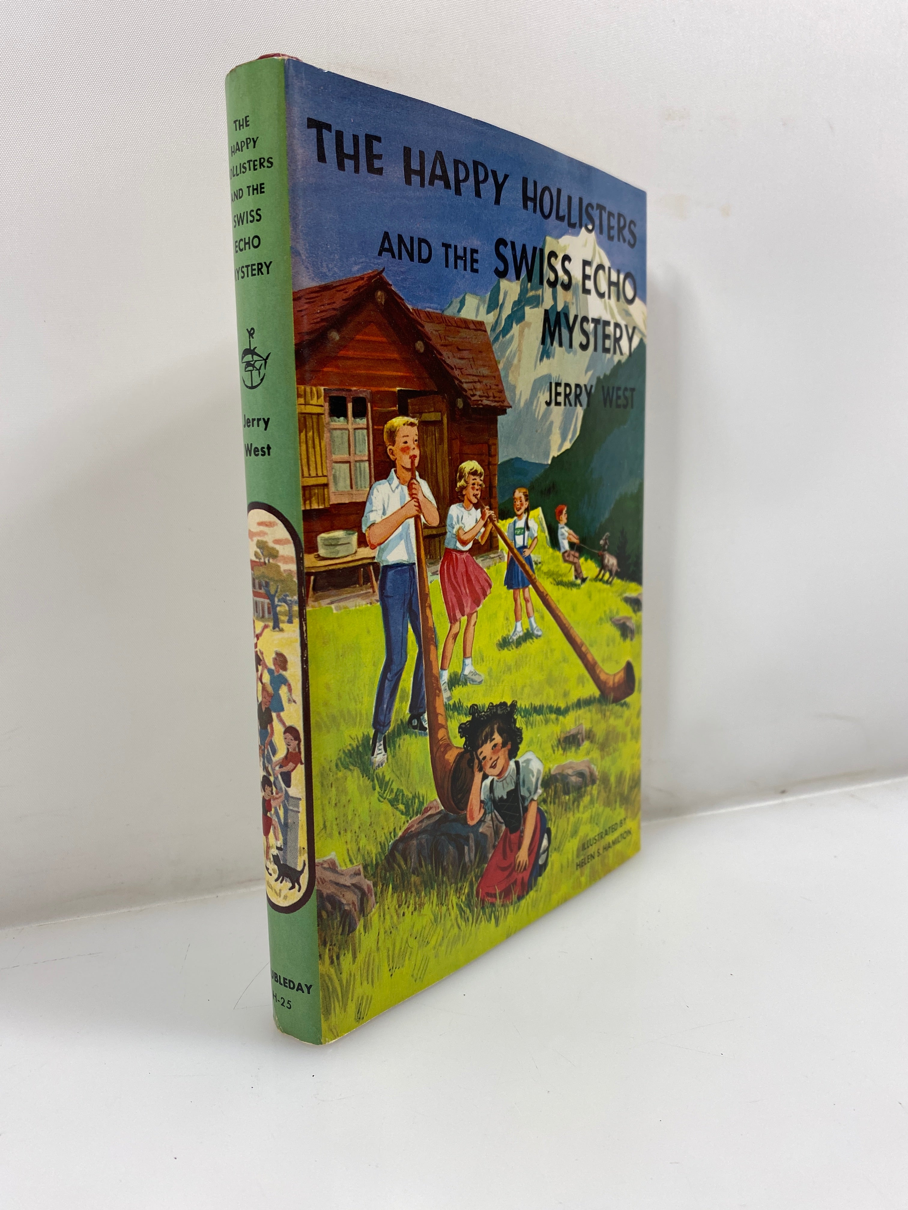 The Happy Hollisters & the Swiss Echo Mystery by West 1963 HCDJ