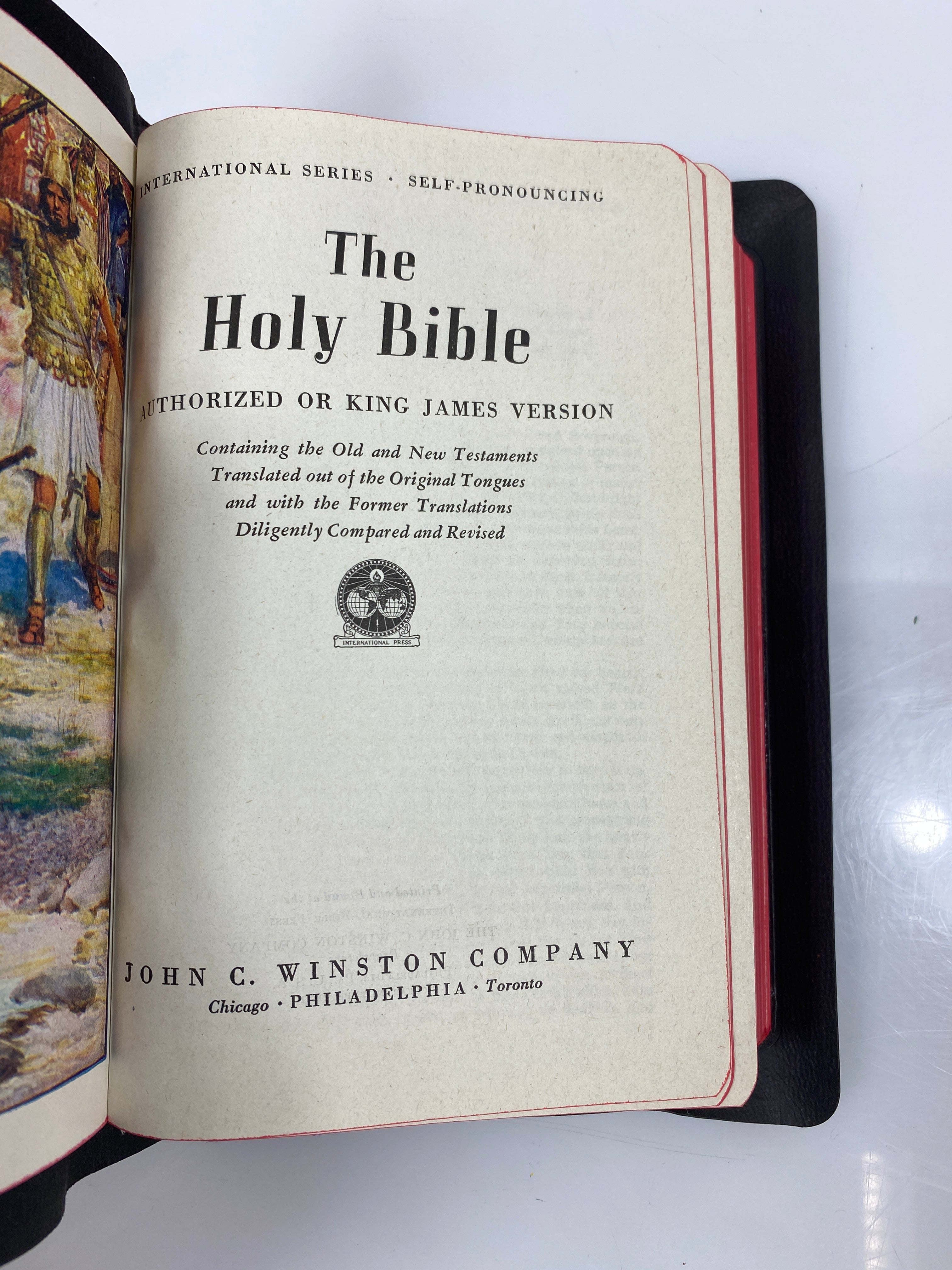 The Holy Bible King James Version John C Winston Co. Slipcase HC