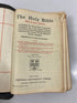 The Holy Bible Red Letter Ed. Oxford University Press KJV Leather Bound c1940s