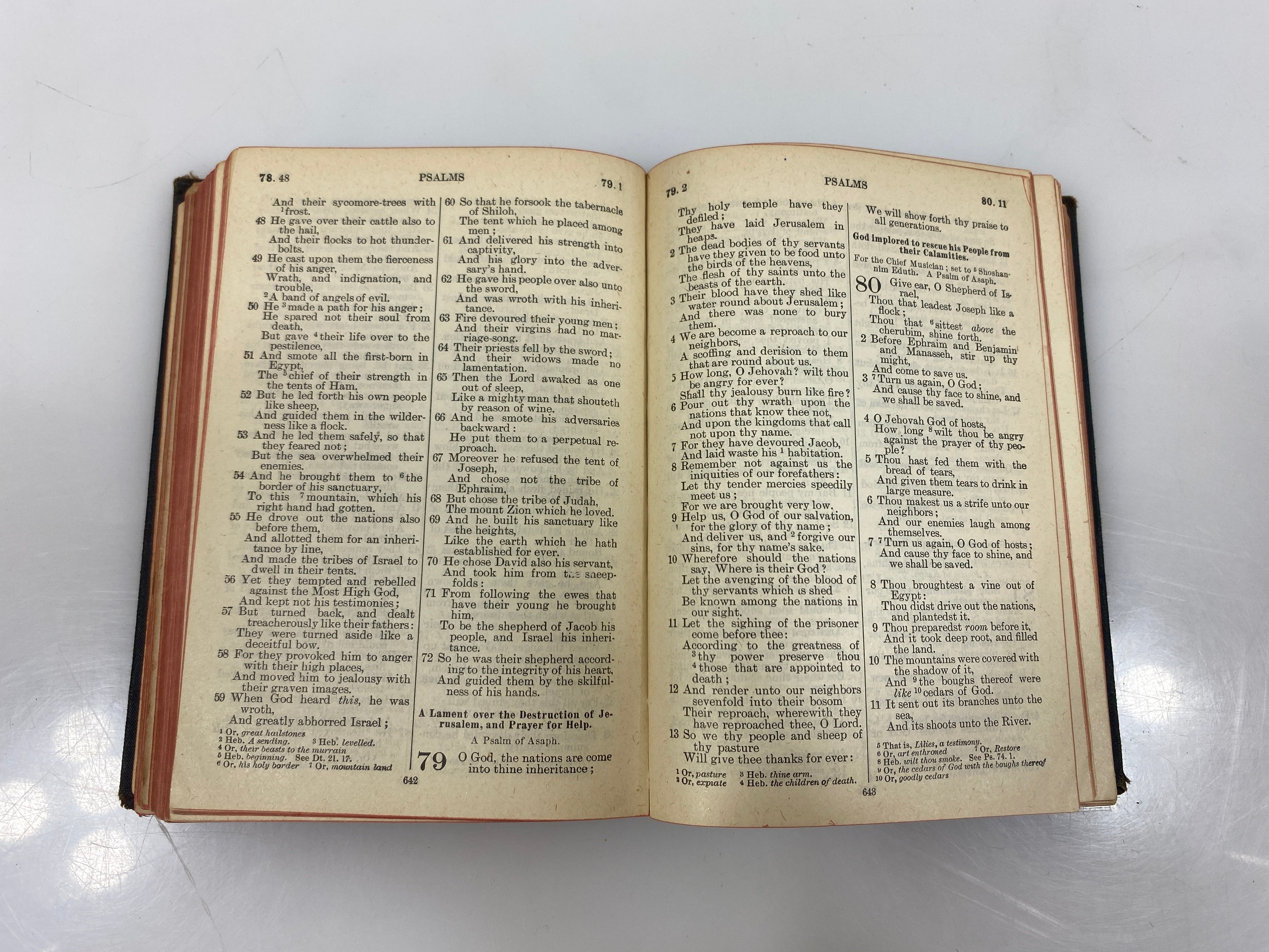 The Holy Bible Standard Edition Thomas Nelson & Sons 1901 HC