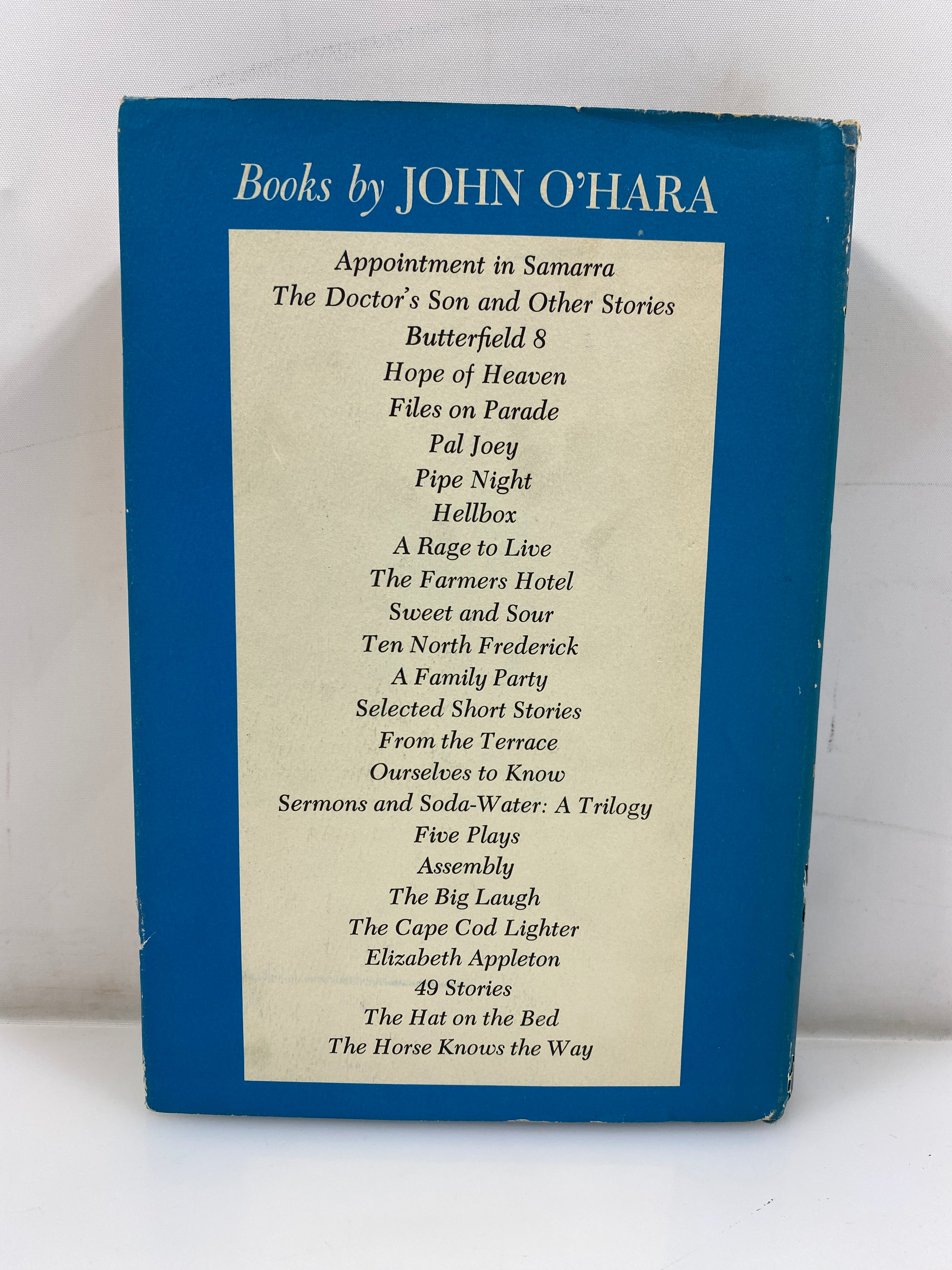 The Horse Knows the Way by John O'Hara 1964 HCDJ