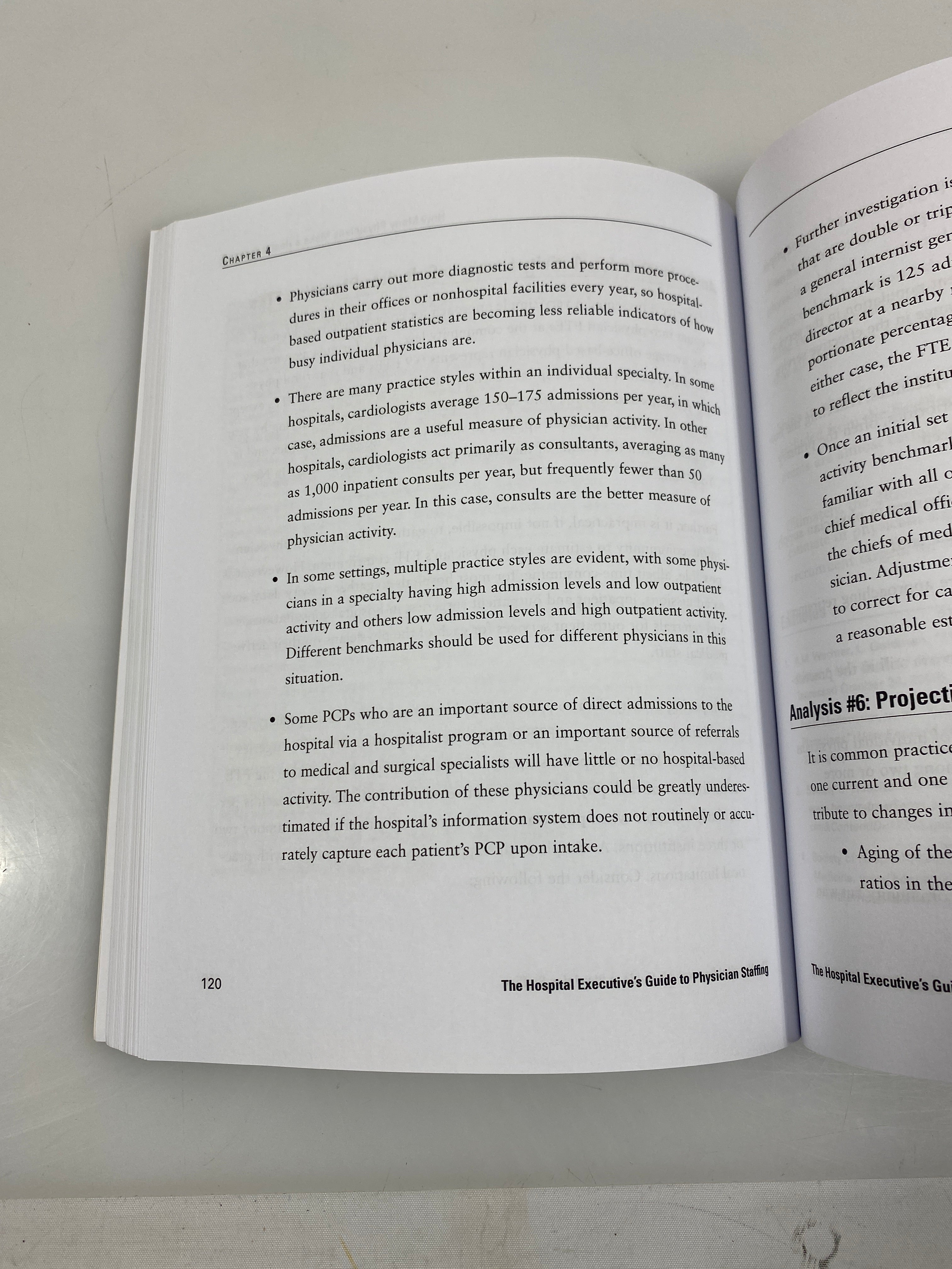 The Hospital Executive's Guide to Physician Staffing by Finarelli 2009 SC