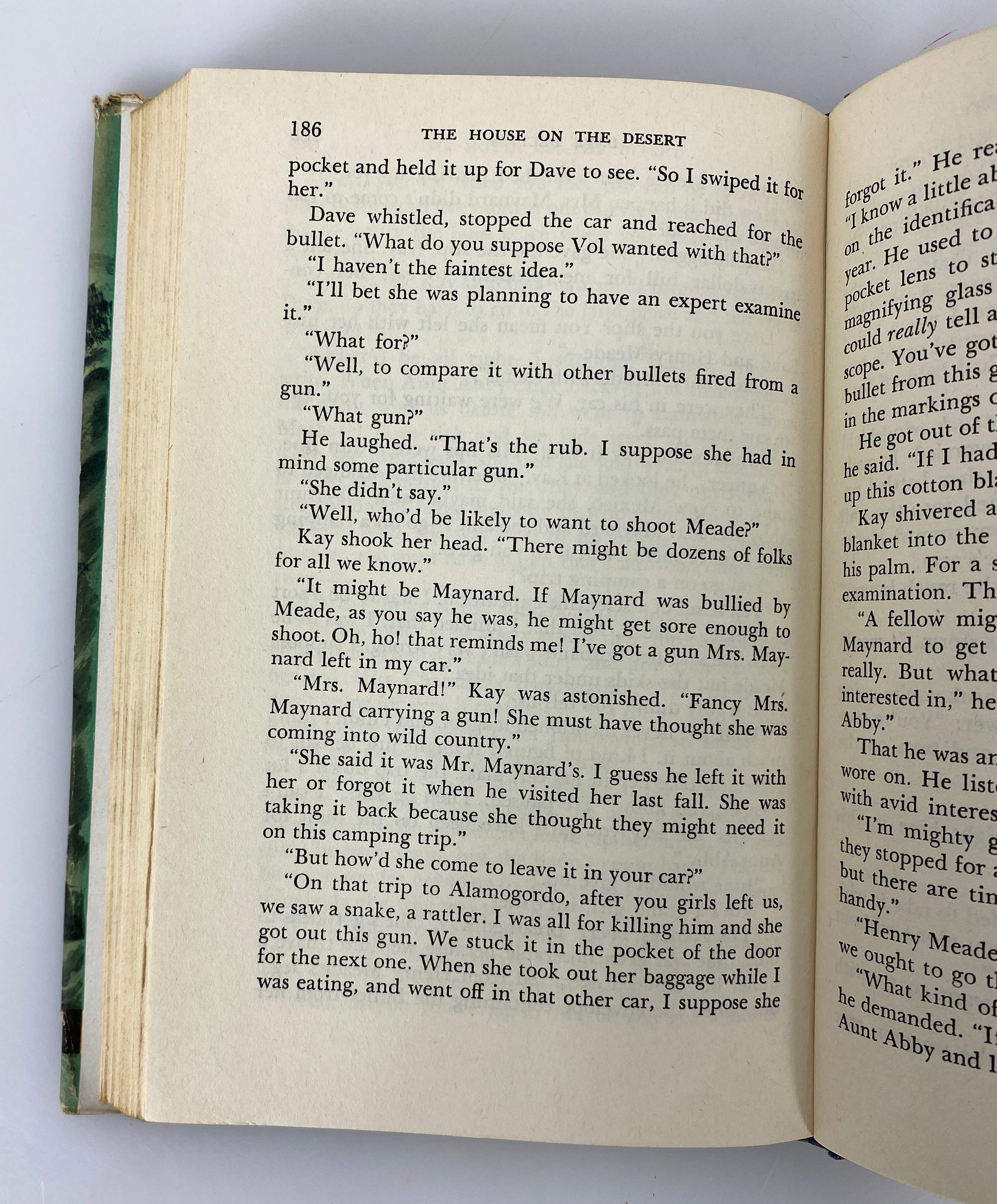 The House on the Desert by Ethel Wolverton 1946 Junior Mystery League HC DJ
