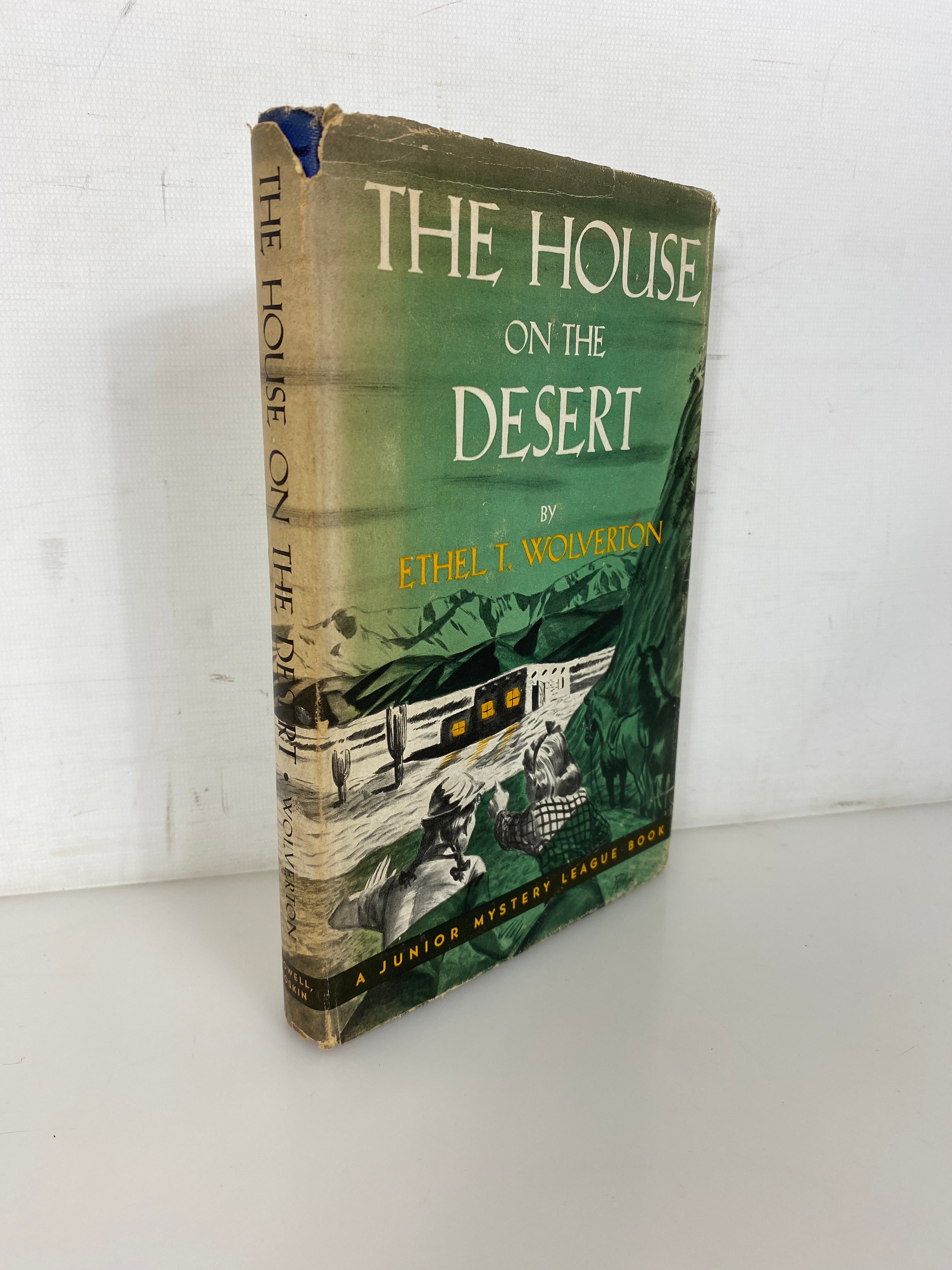 The House on the Desert by Ethel Wolverton 1946 Junior Mystery League HC DJ