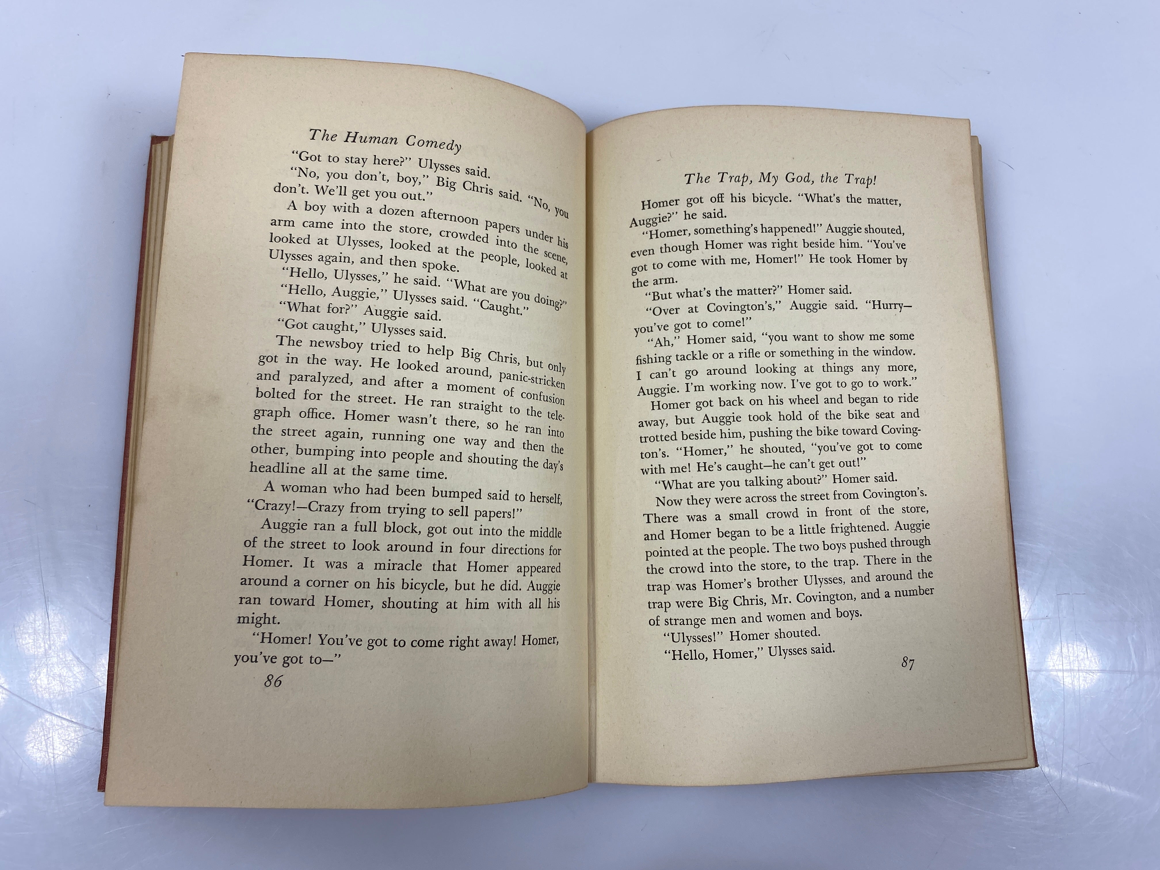 The Human Comedy by William Saroyan 1943 HC