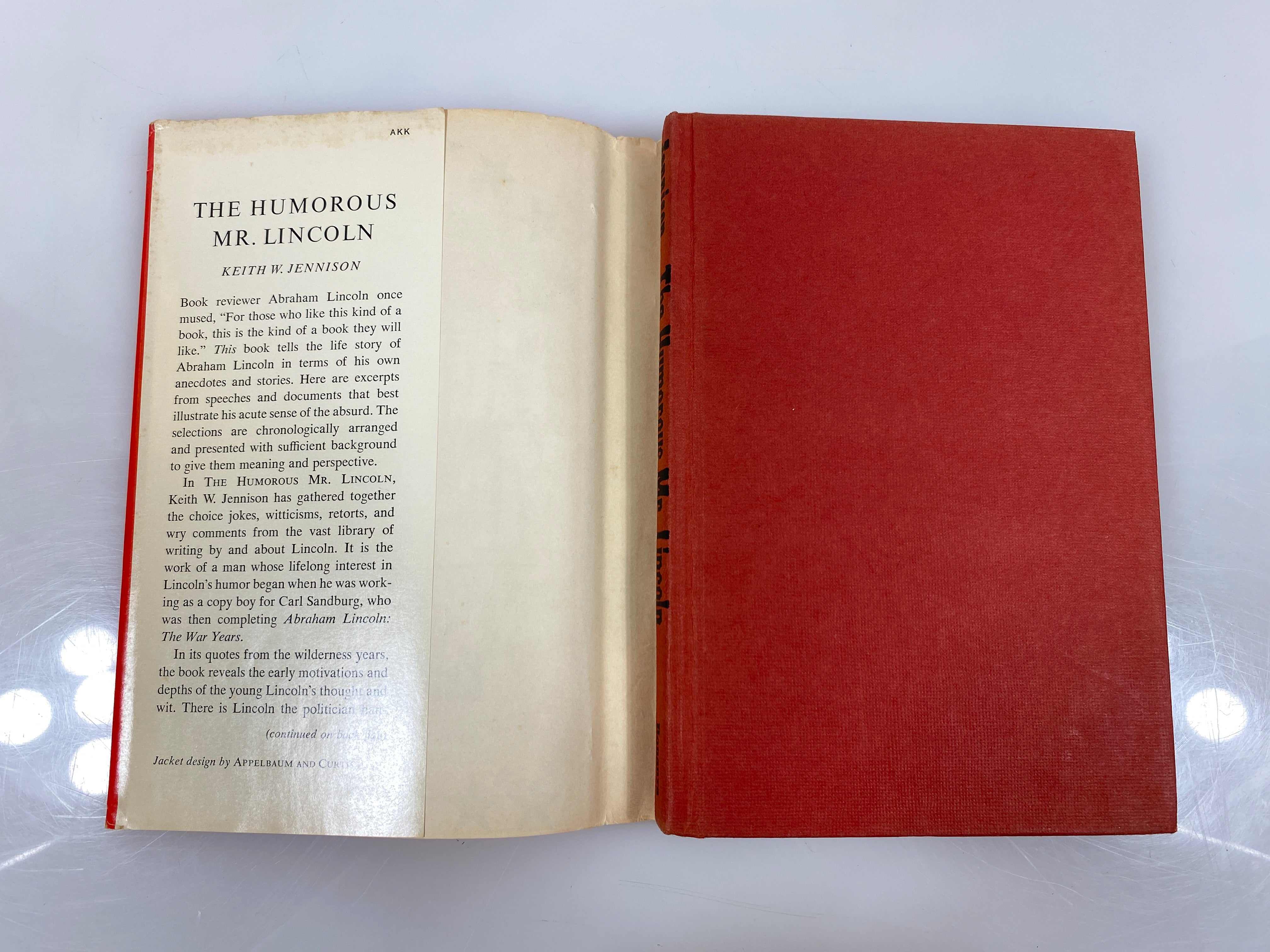 The Humorous Mr. Lincoln by Jennison 1965 HCDJ