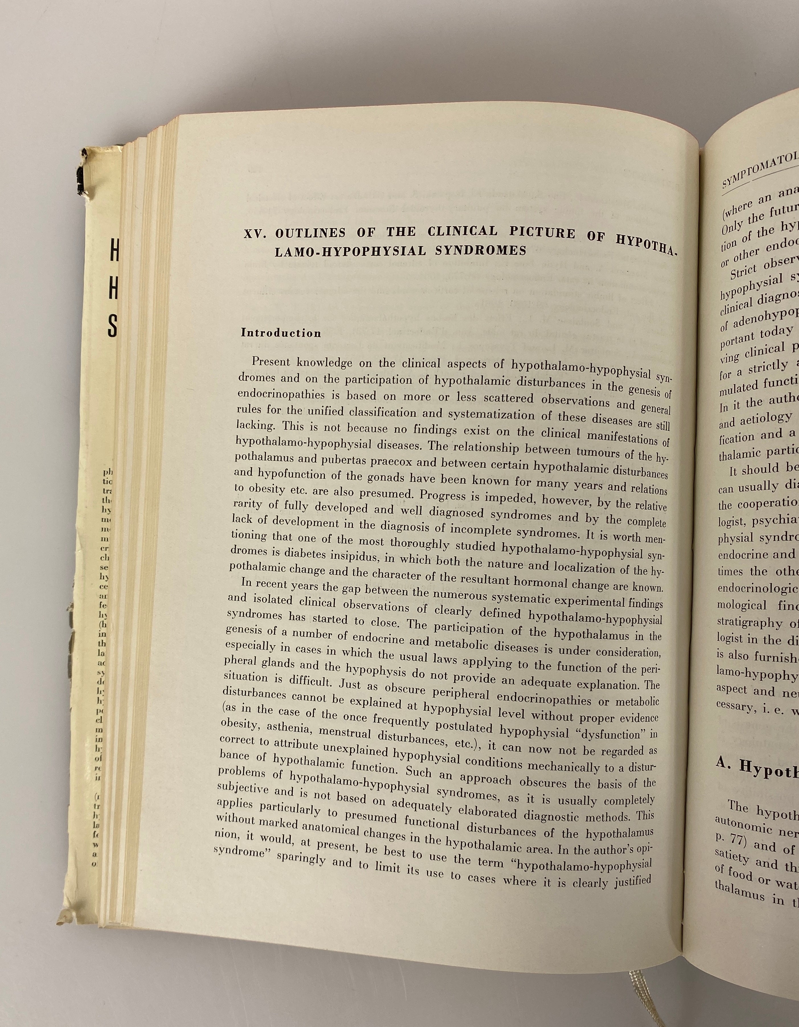 The Hypothalamo-Hypophysial System by Vratislav Schreiber 1963 Rare HCDJ