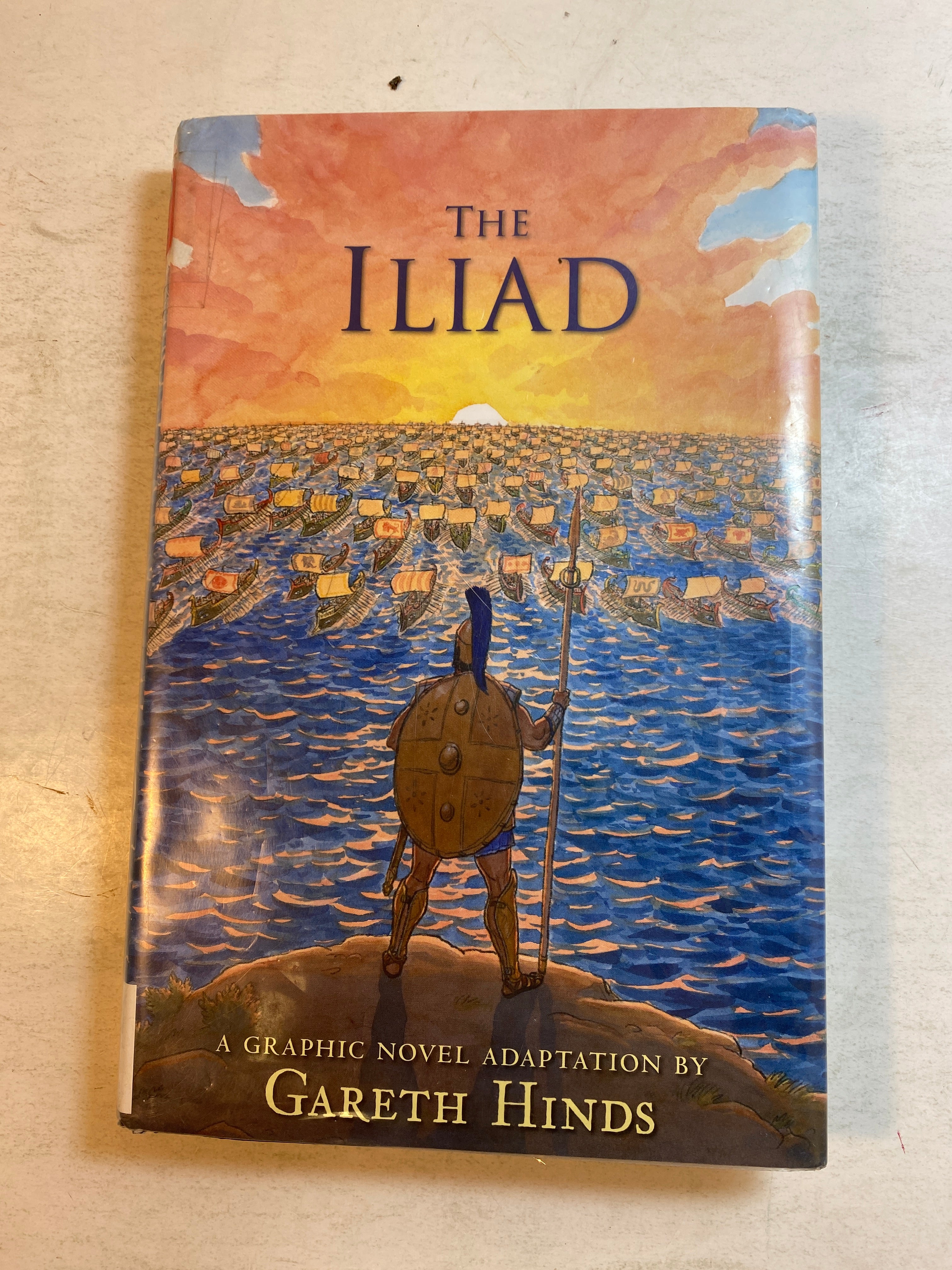 The Iliad Gareth Hinds Graphic Novel HCDJ 2019 Ex Lib