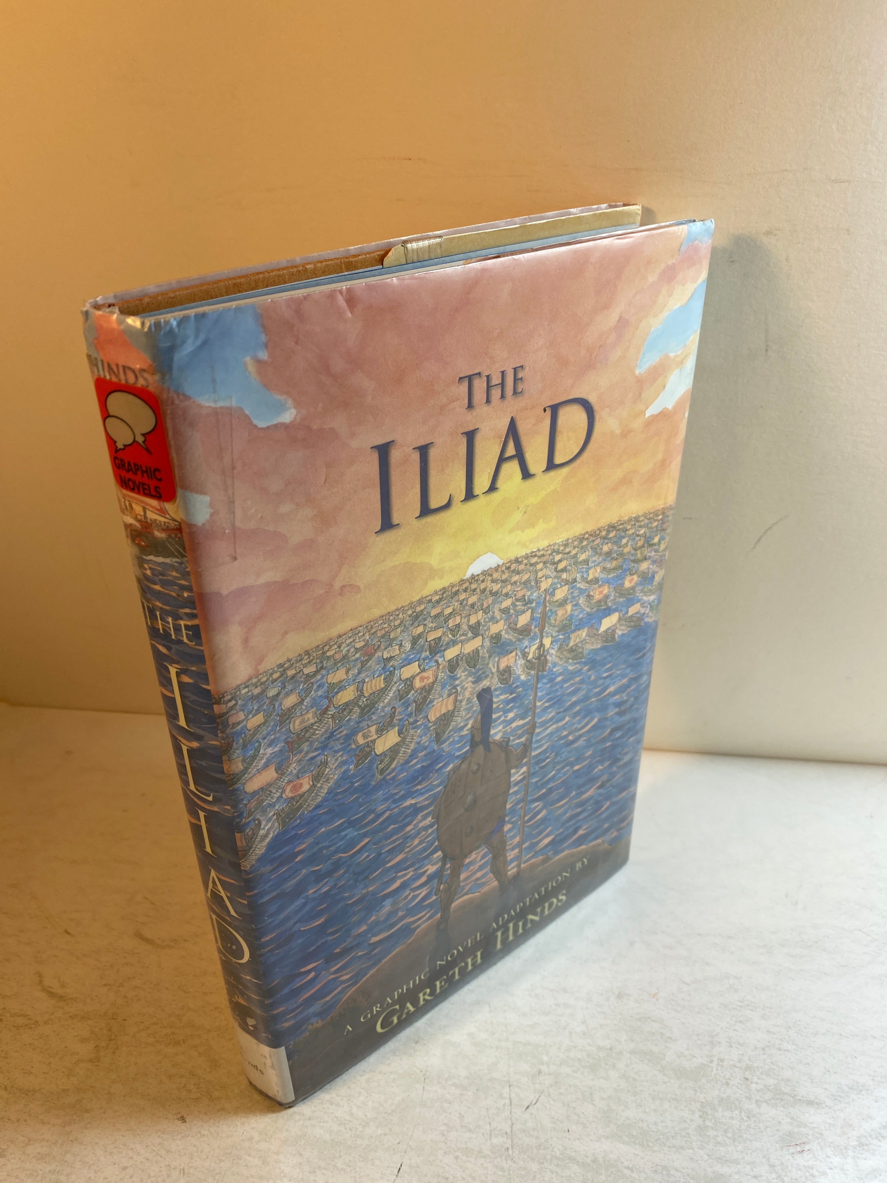 The Iliad Gareth Hinds Graphic Novel HCDJ 2019 Ex Lib