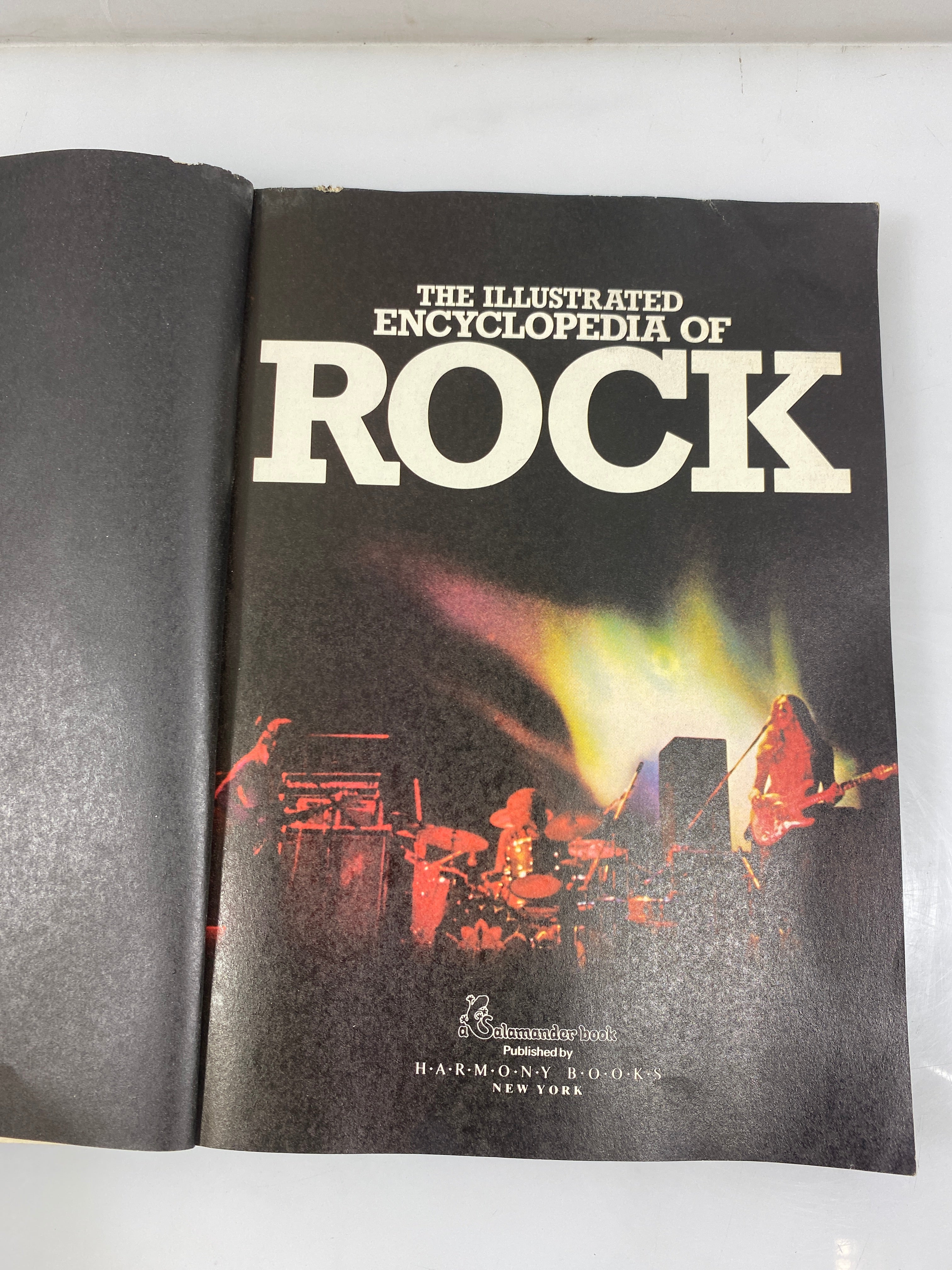 The Illustrated Encyclopedia of Rock Harmony Books 1976 SC