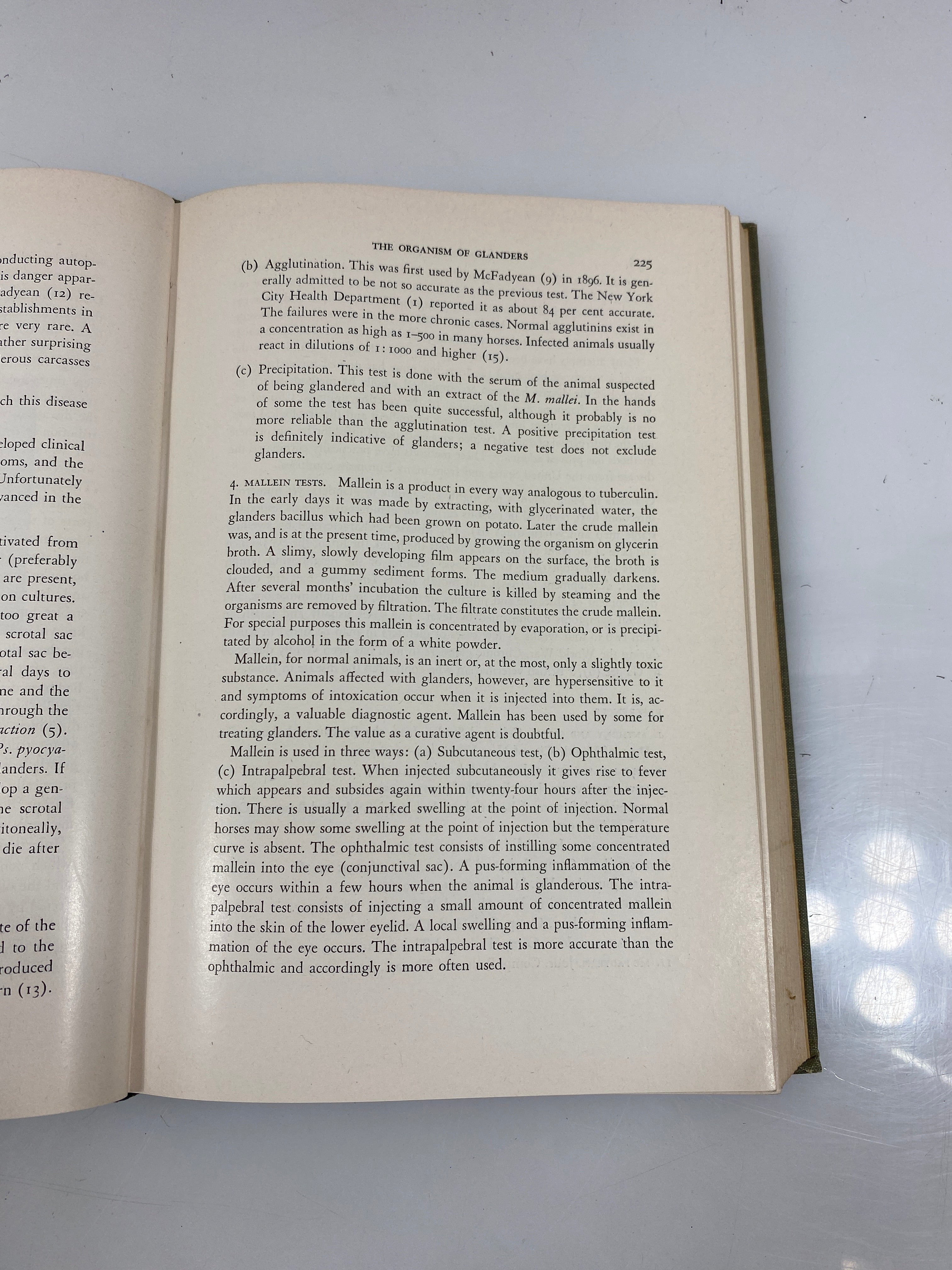 The Infectious Diseases of Domestic Animal by Hagan 1948 Ex-library HC