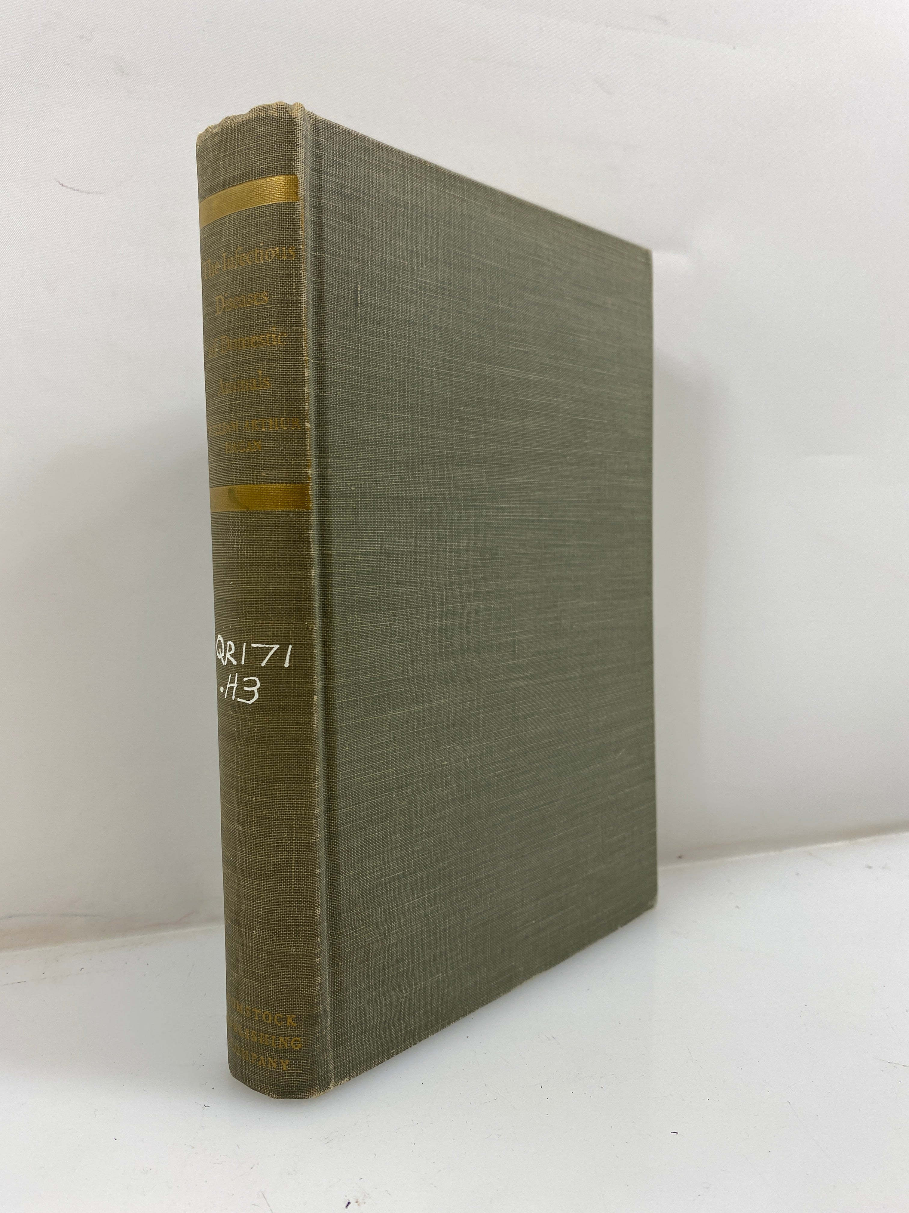 The Infectious Diseases of Domestic Animal by Hagan 1948 Ex-library HC
