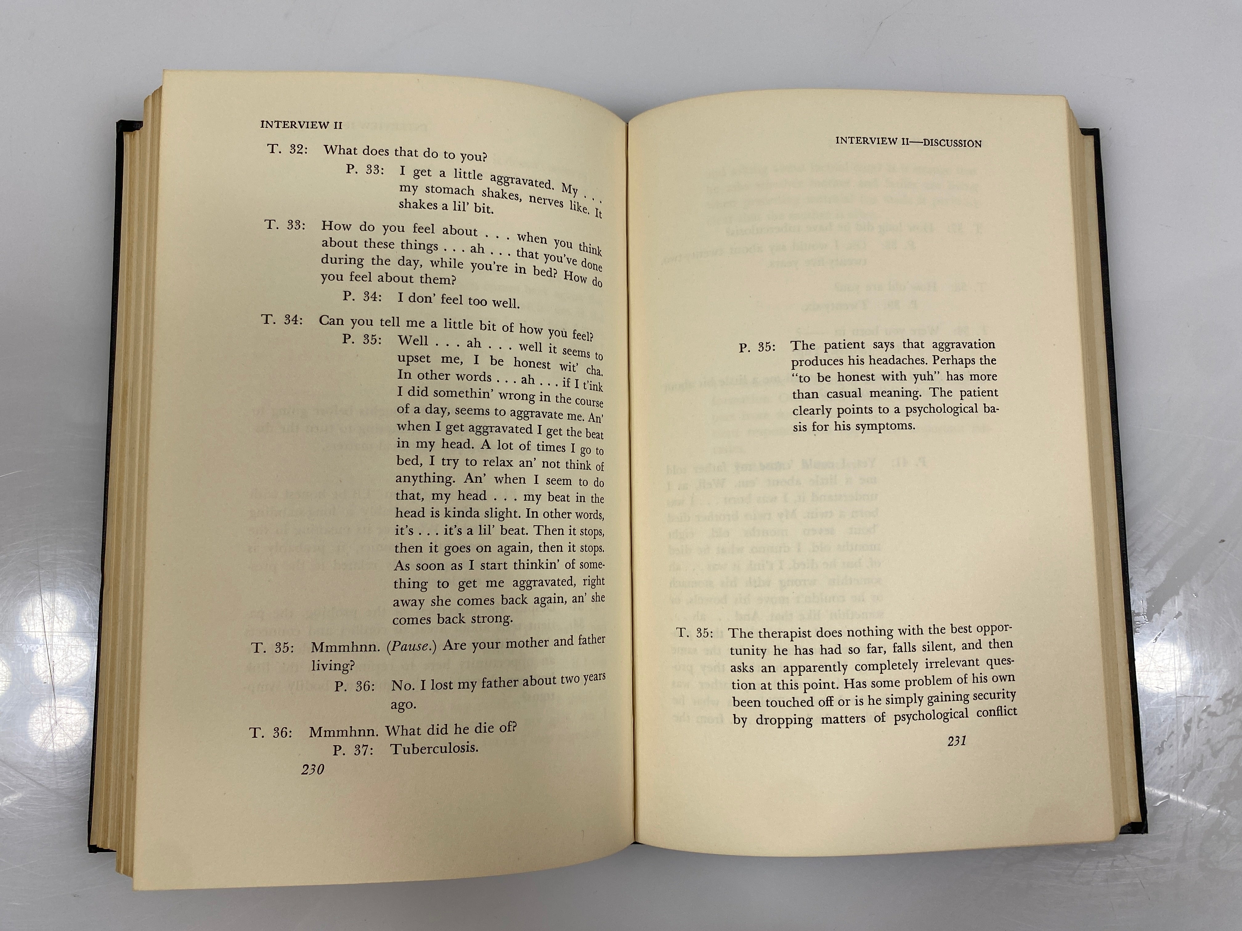 The Initial Interview in Psychiatric Practice Gill/Newman/Redlich 1954 HC