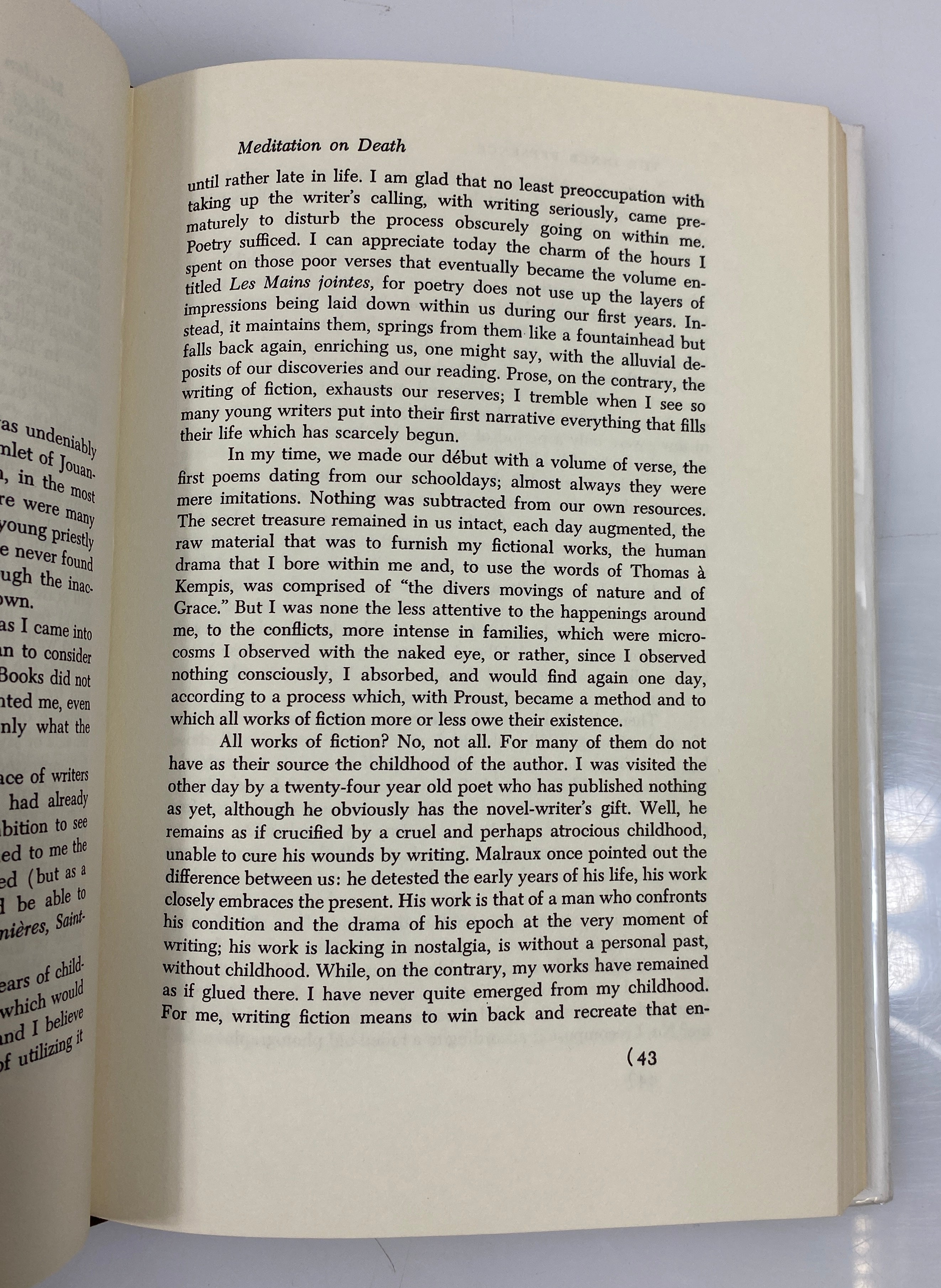 The Inner Presence My Spiritual Life by Francois Mauriac 1968 Ex-Library HCDJ